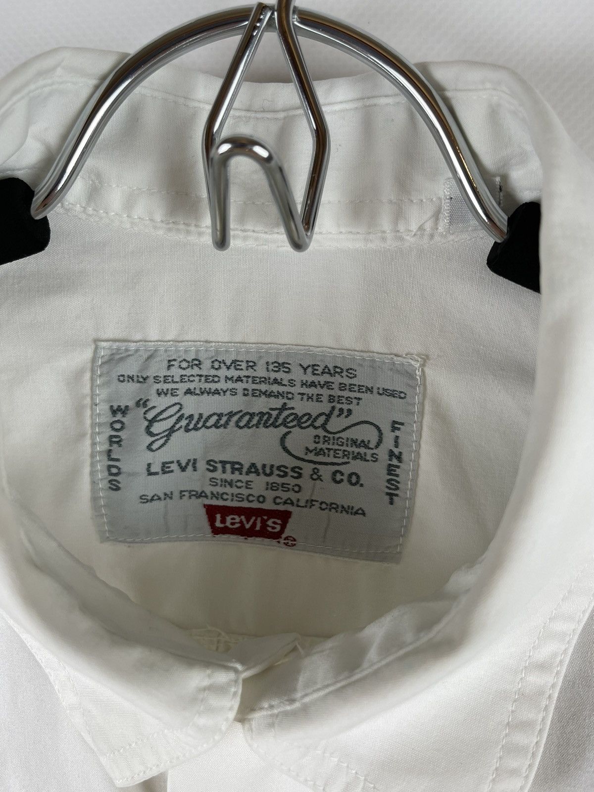 Levi's Levi’s vintage 80s 90s white logo short sleeve shirt Size US S / EU 44-46 / 1 - 6 Thumbnail