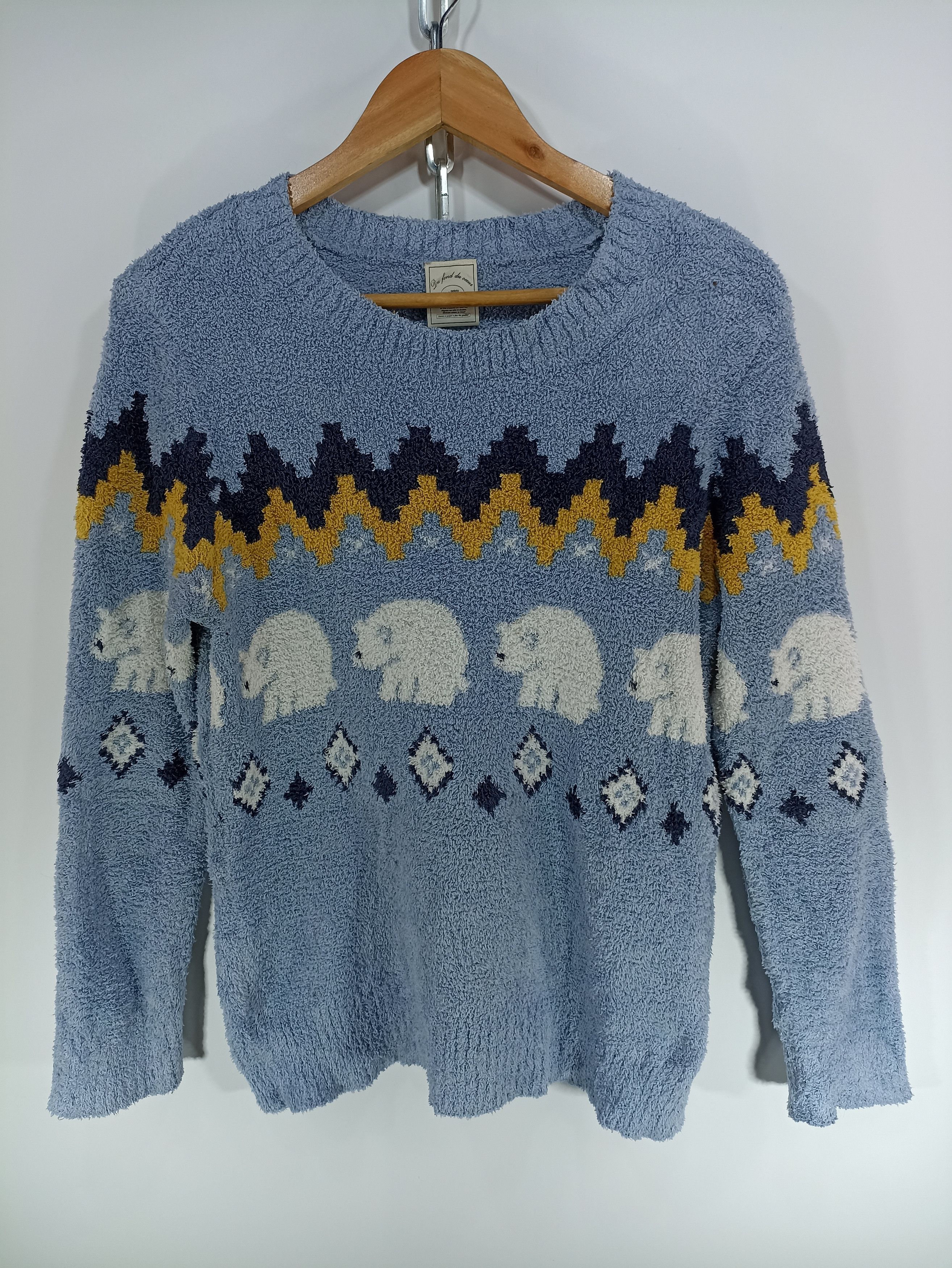 Japanese Brand Gelato pique Fleece over print bear Sweater Size US S / EU 44-46 / 1 - 2 Thumbnail
