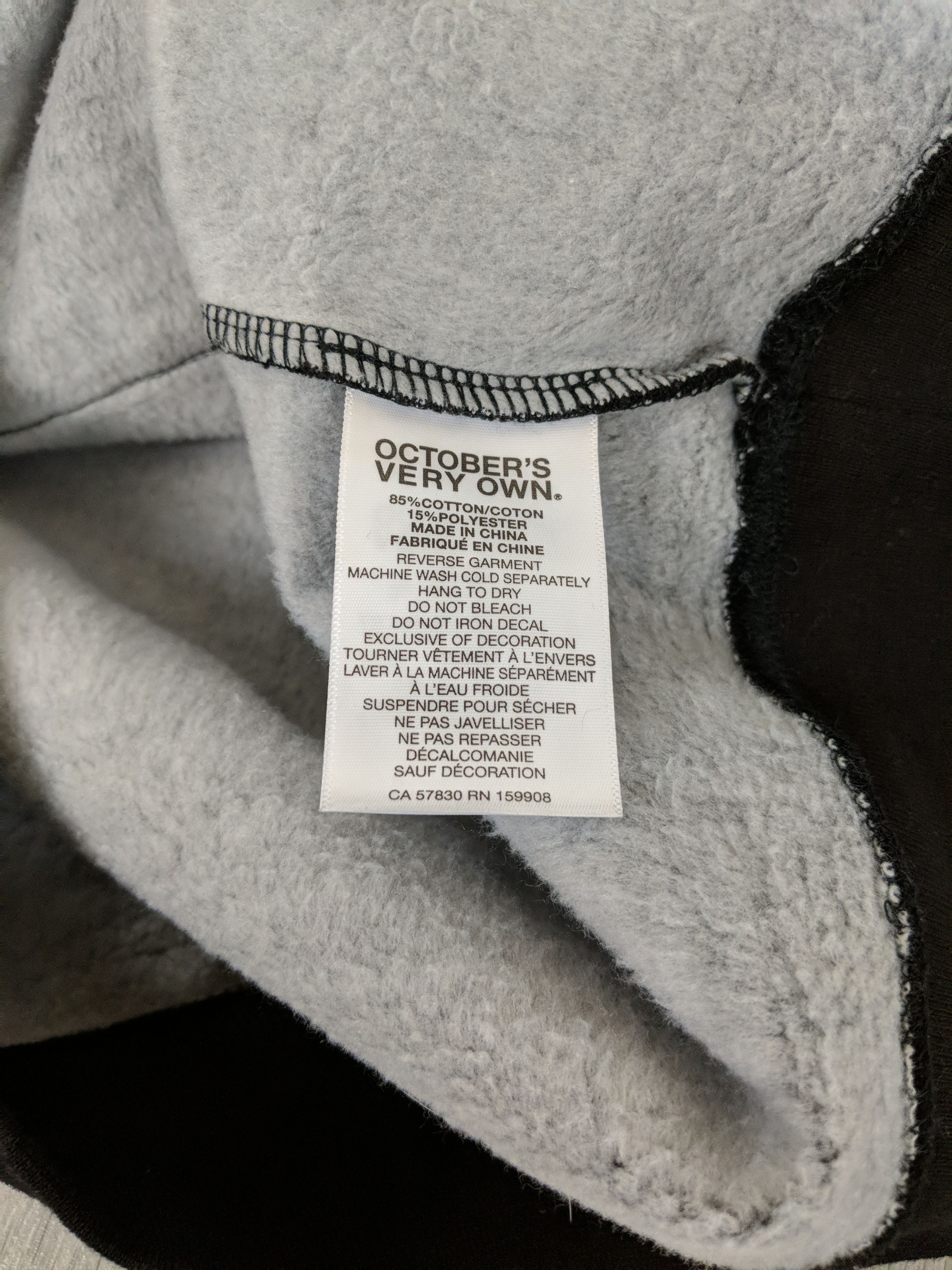 Drake October’s Very Own OVO Anchor Indigo Black Wash Hoodie Size US L / EU 52-54 / 3 - 6 Thumbnail
