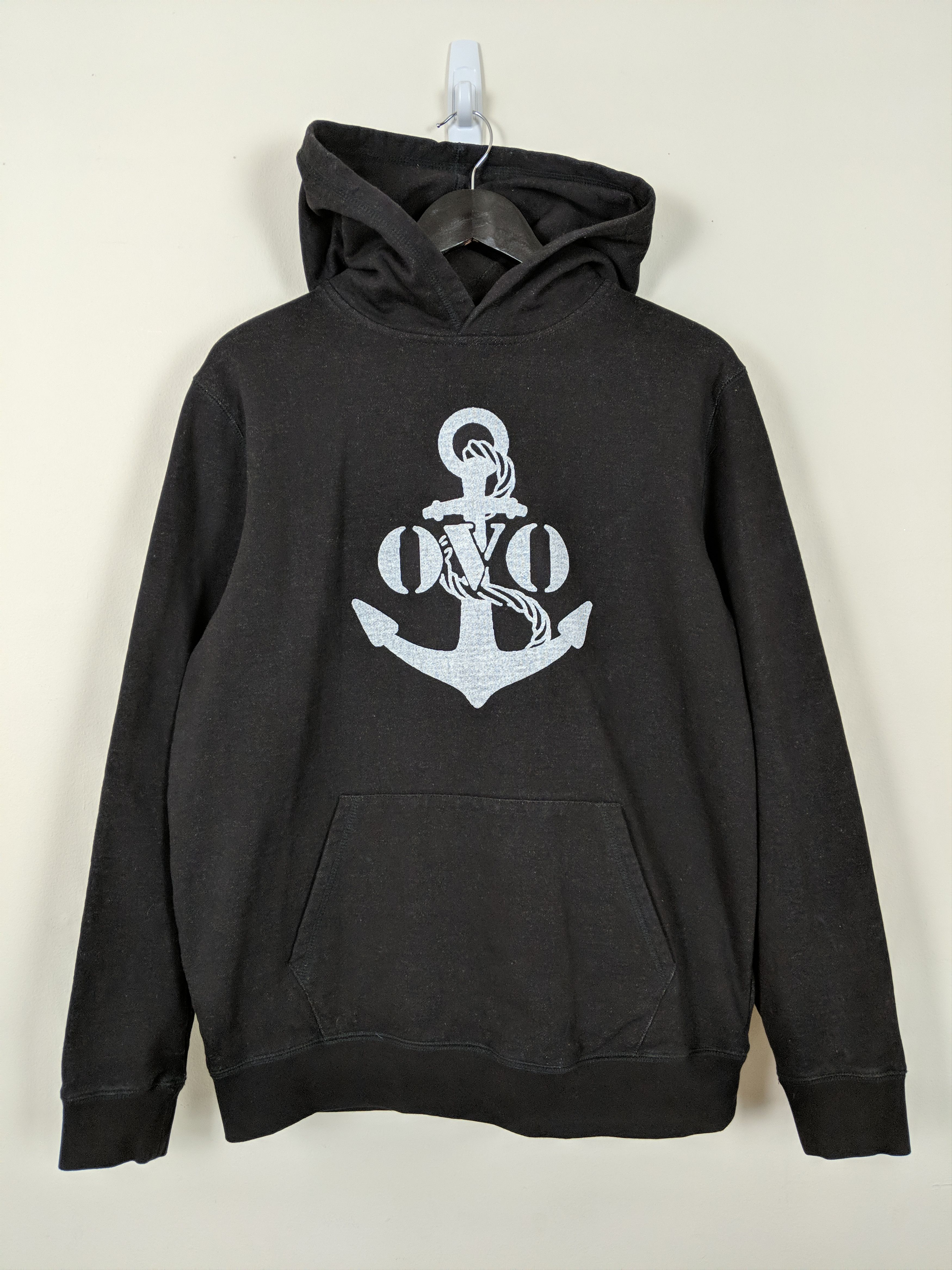 Drake October’s Very Own OVO Anchor Indigo Black Wash Hoodie Size US L / EU 52-54 / 3 - 1 Thumbnail