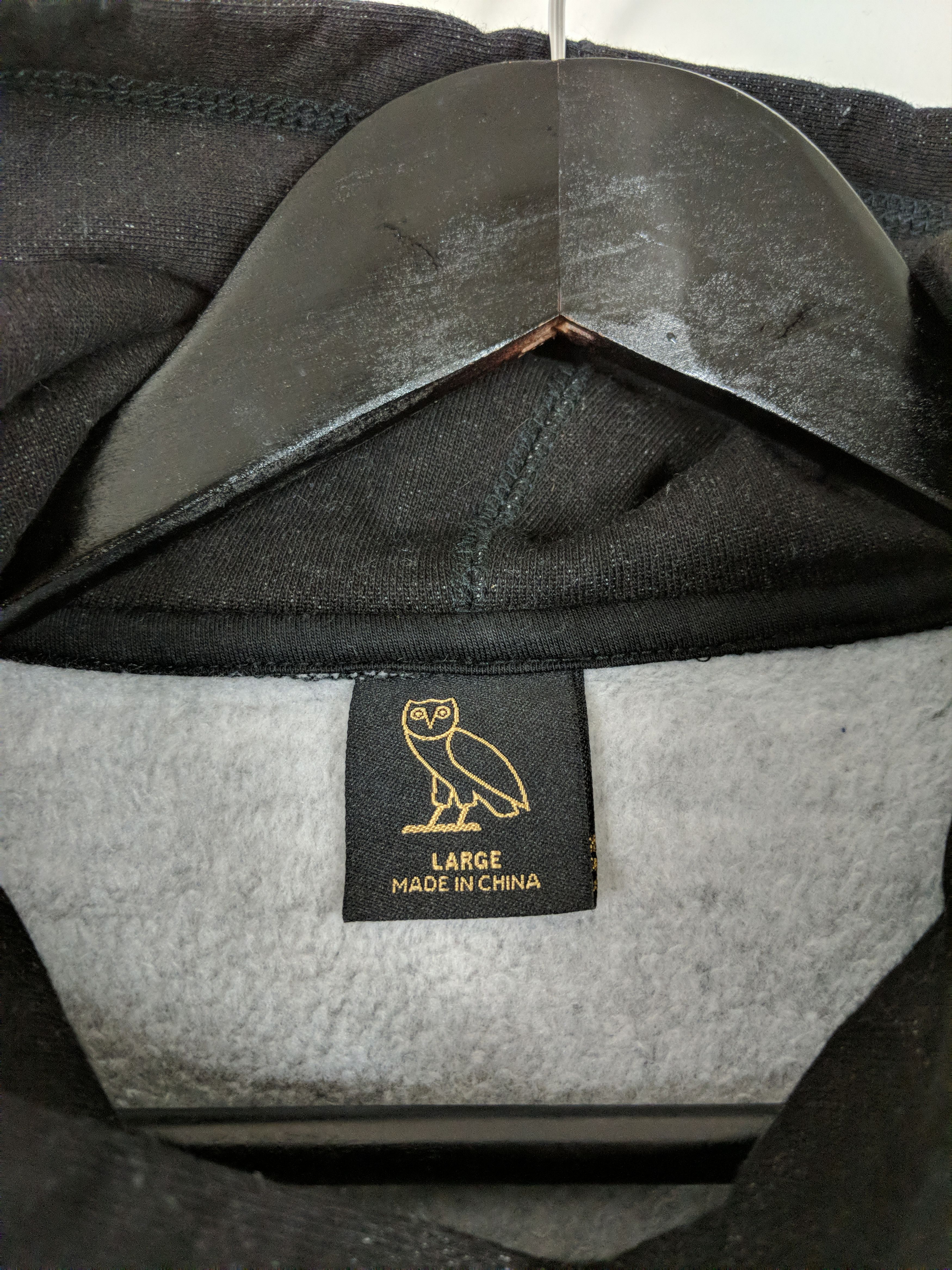 Drake October’s Very Own OVO Anchor Indigo Black Wash Hoodie Size US L / EU 52-54 / 3 - 4 Thumbnail