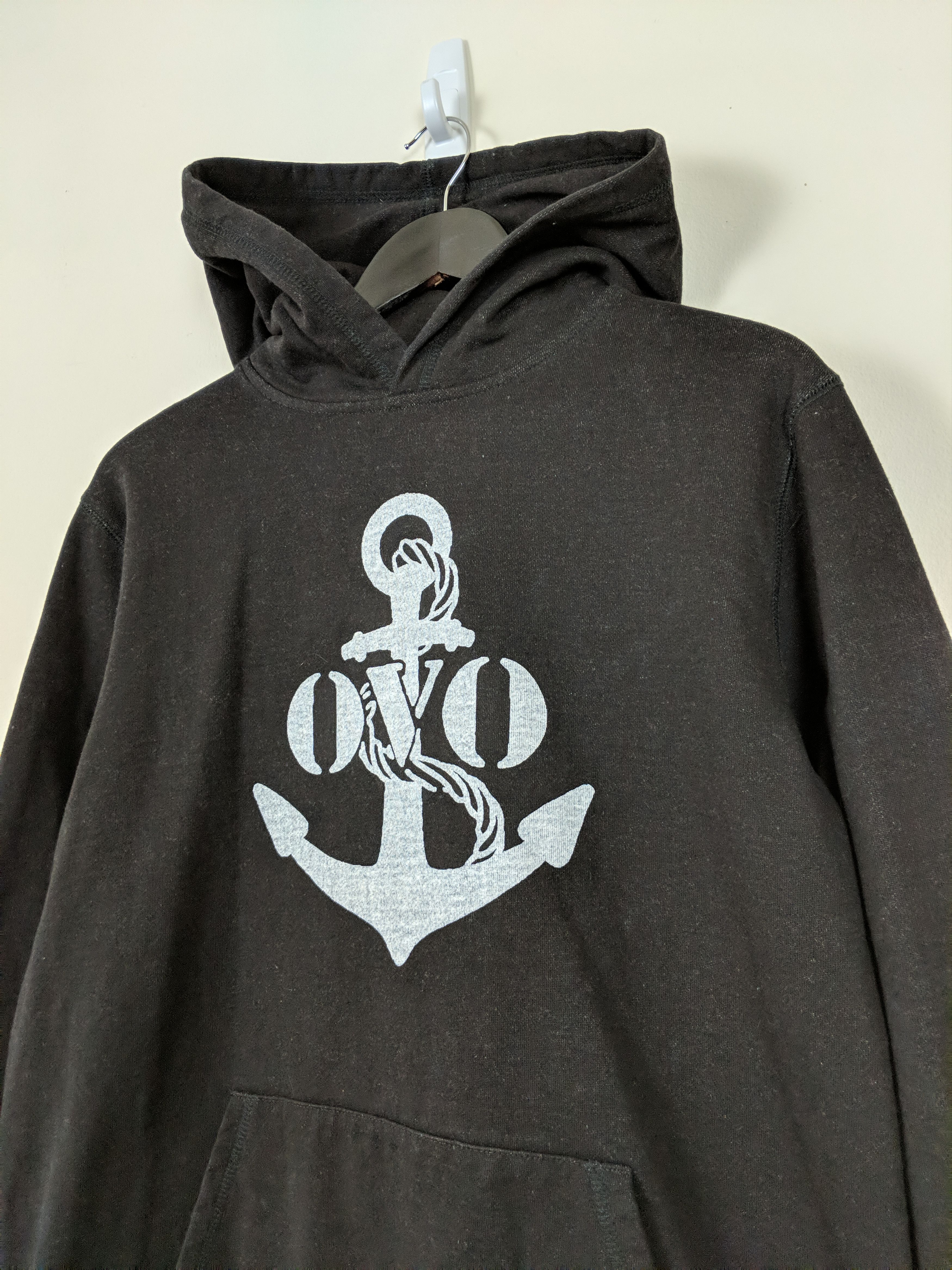Drake October’s Very Own OVO Anchor Indigo Black Wash Hoodie Size US L / EU 52-54 / 3 - 2 Thumbnail