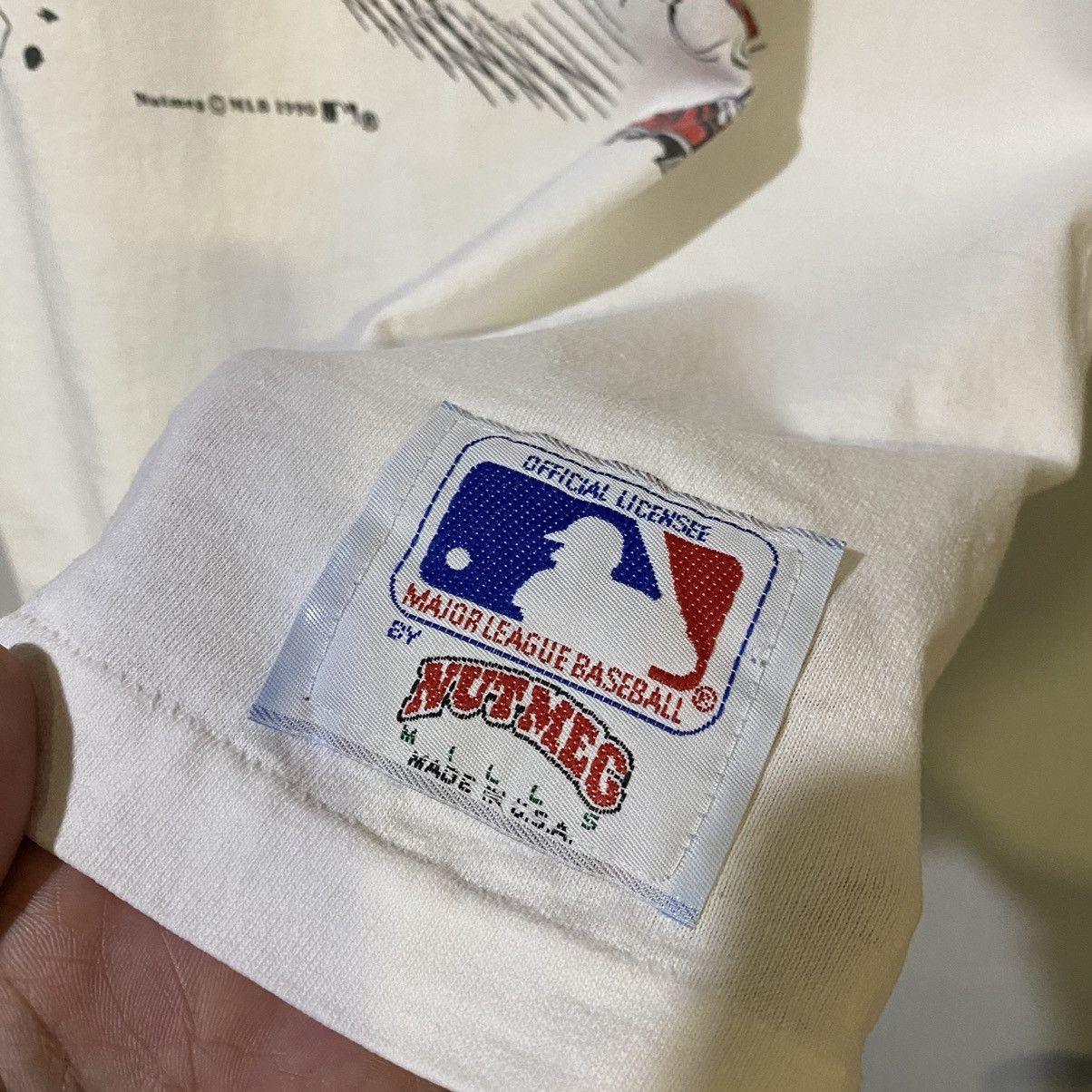 MLB × Nutmeg × Vintage VINTAGE VERY RARE 90’s‼️Cincinnati Reds Nutmeg USA MLB Tee Size US L / EU 52-54 / 3 - 10 Thumbnail