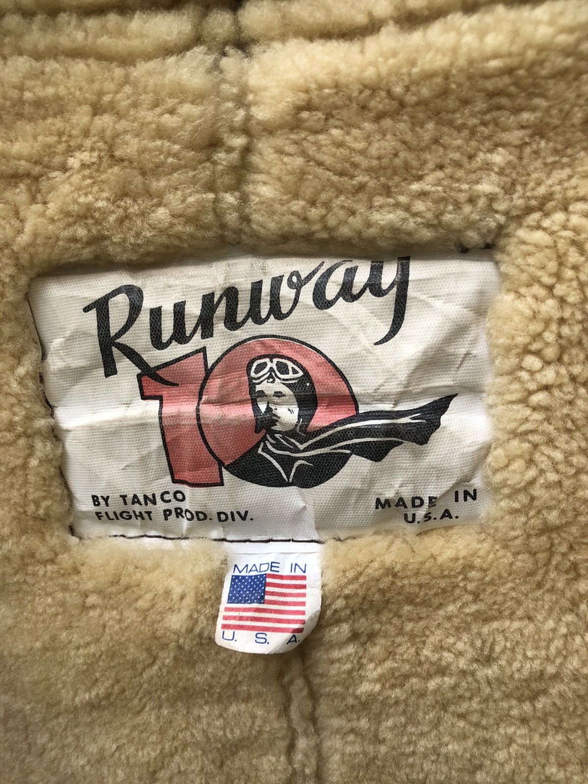 Leather Vintage 80s Tanco Made in Usa Shearling Distress B3 Jacket Size US M / EU 48-50 / 2 - 21 Thumbnail