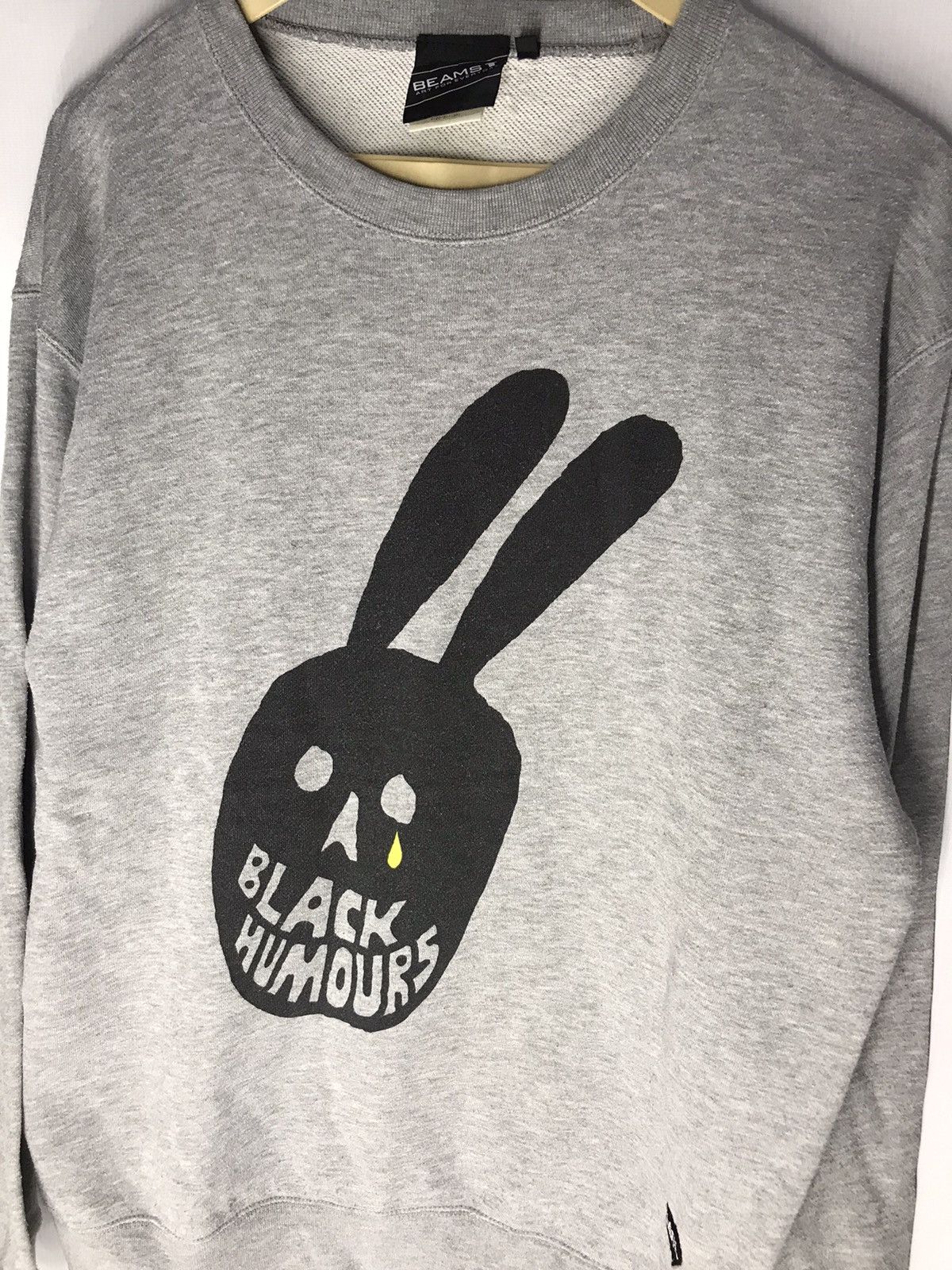 Beams Plus × Japanese Brand Beam art black humours crewneck sweatshirt Size US L / EU 52-54 / 3 - 3 Thumbnail
