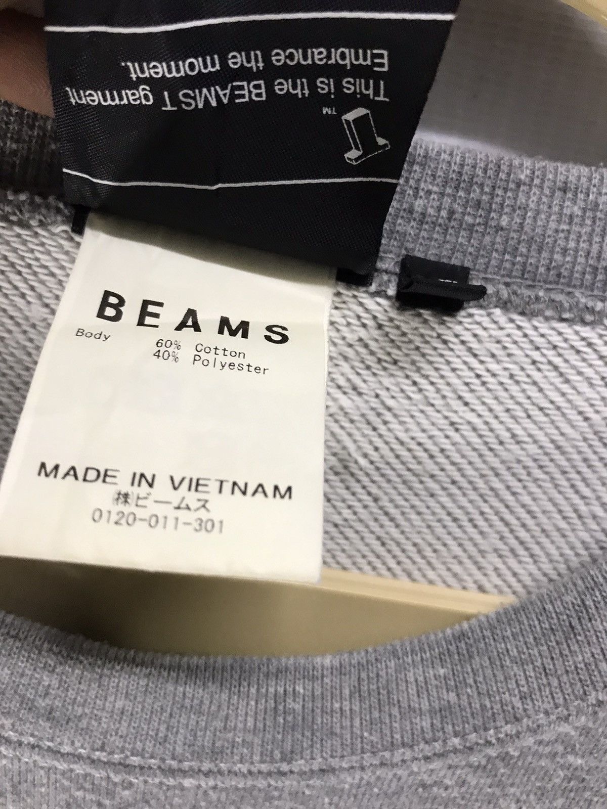 Beams Plus × Japanese Brand Beam art black humours crewneck sweatshirt Size US L / EU 52-54 / 3 - 5 Thumbnail