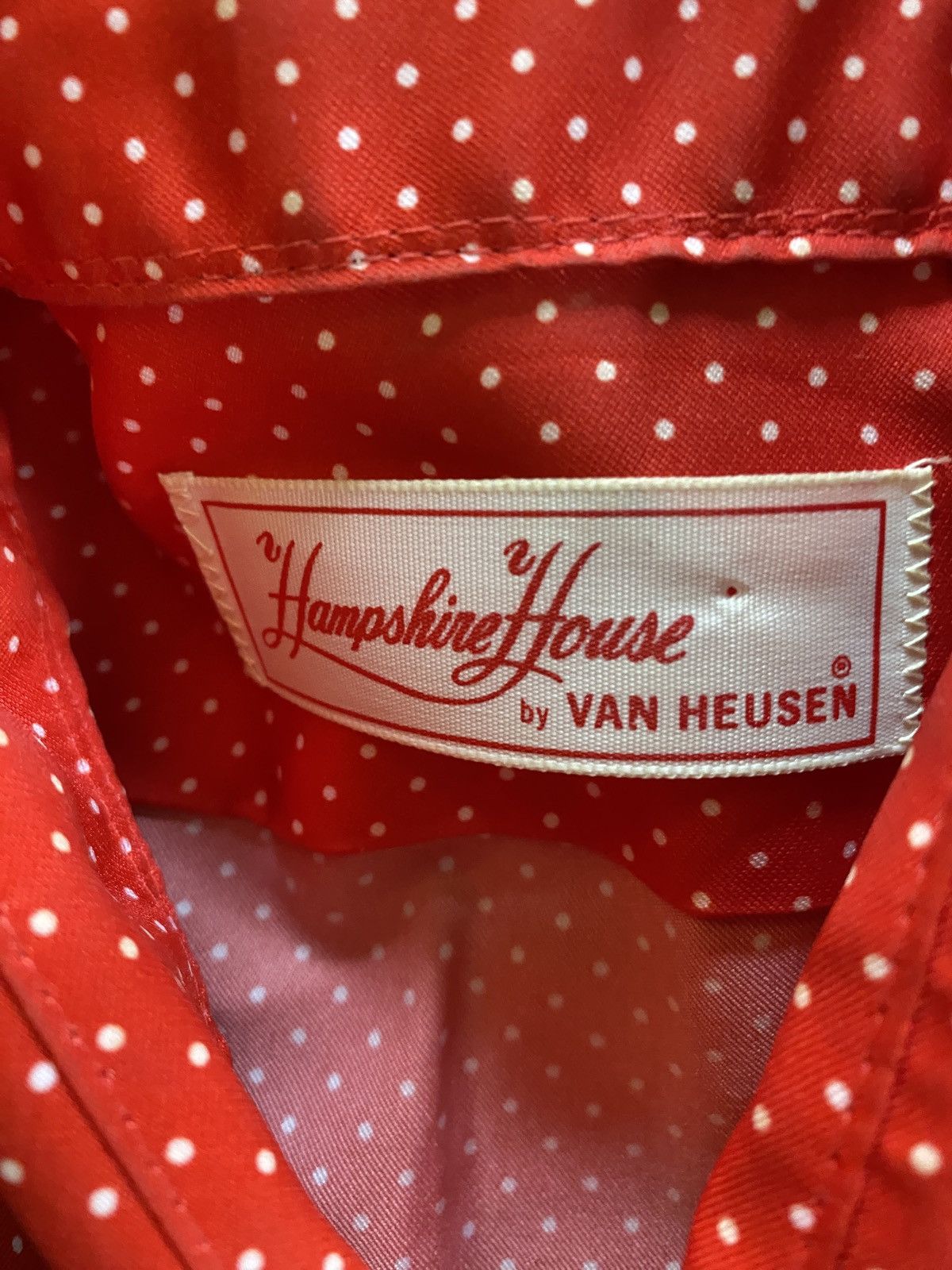 Retrofit Vintage 60’s Hampshire House Polkadot Mod Style Button Up Size US L / EU 52-54 / 3 - 9 Thumbnail