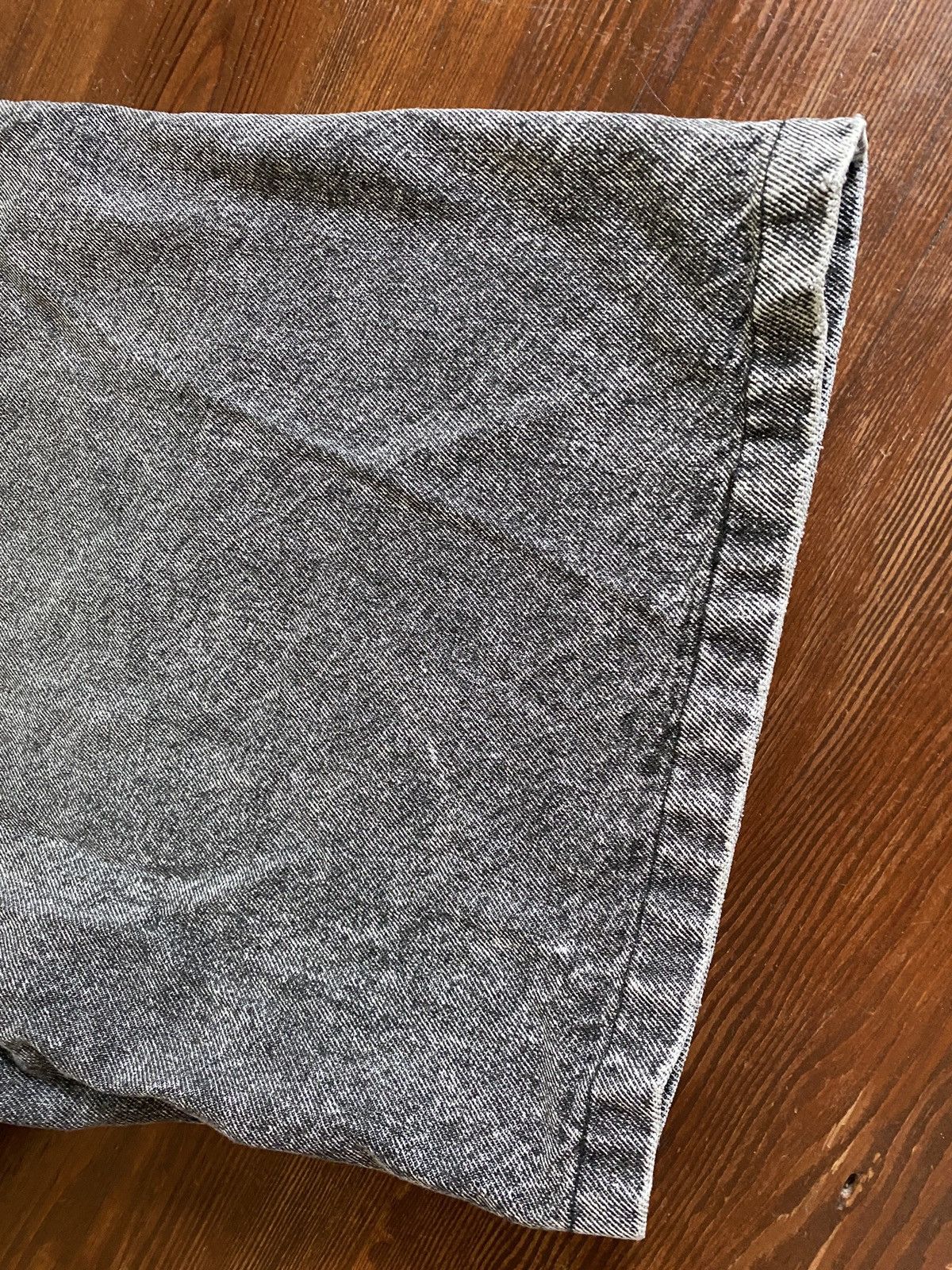 Lee Vintage 80’s Lee Riders Charcoal Acid Wash Denim Jean Shorts Size US 37 - 7 Thumbnail