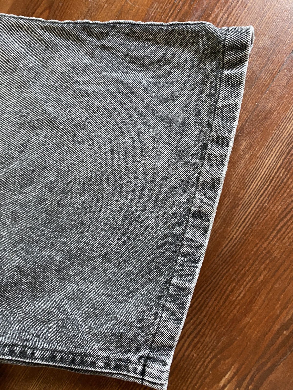 Lee Vintage 80’s Lee Riders Charcoal Acid Wash Denim Jean Shorts Size US 37 - 18 Thumbnail