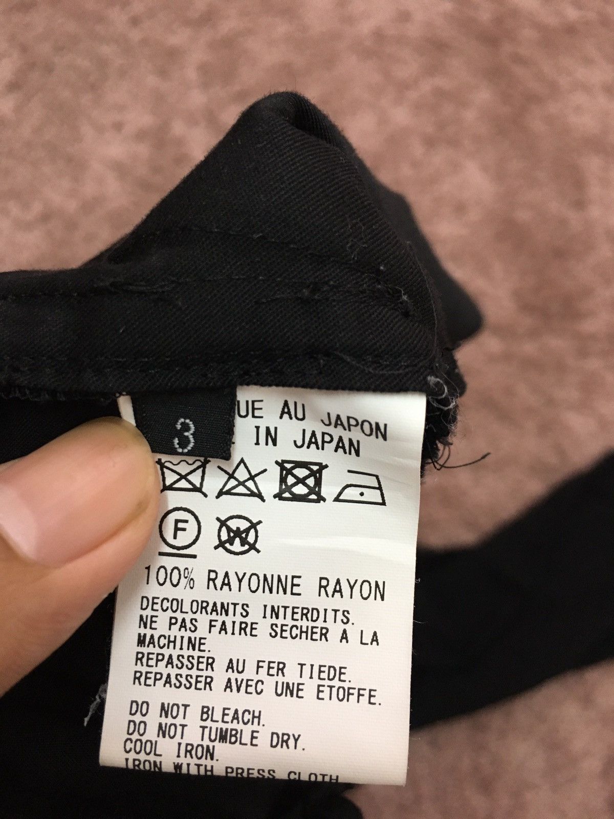 Yohji Yamamoto black oversized pant Size US 33 - 4 Thumbnail