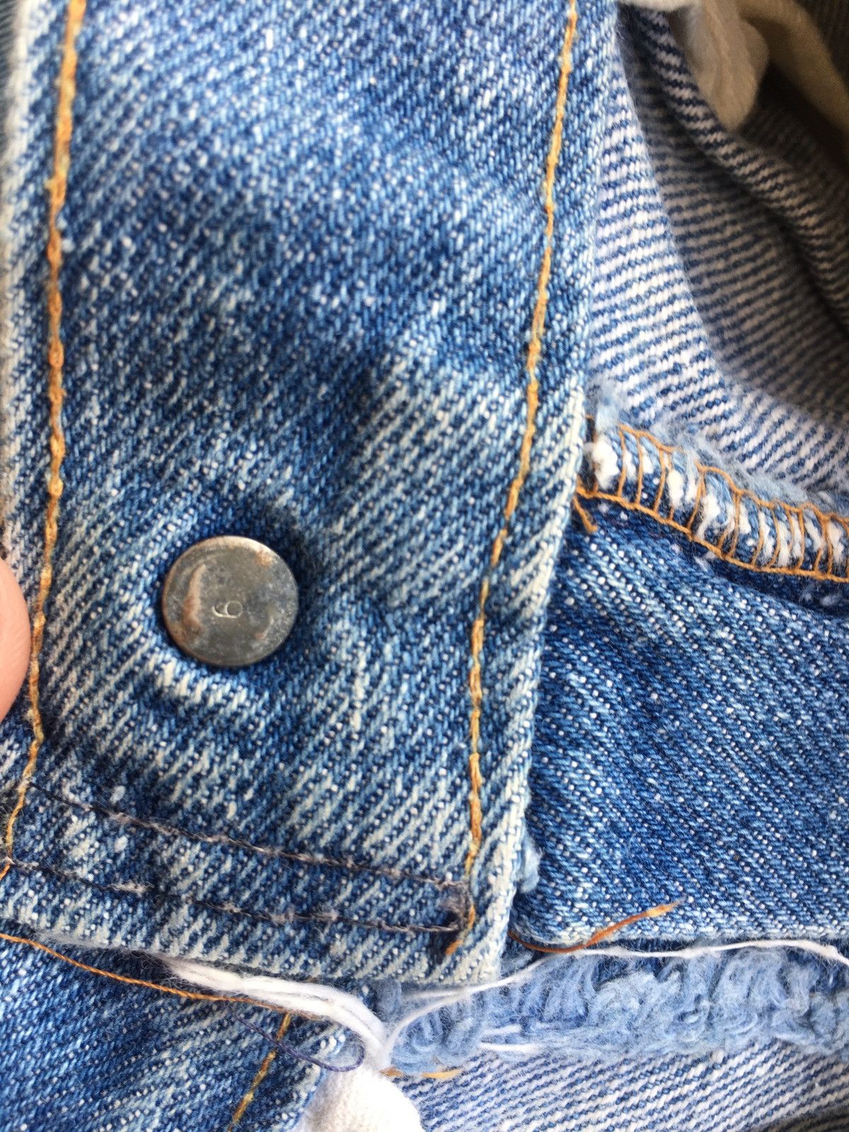 Levi's Vintage Clothing vintage levis orange tag button no #6 Size US 29 - 5 Thumbnail