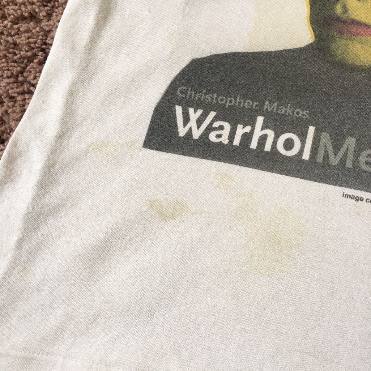 Andy Warhol Warhol memoir ;photo by christopher makos Size US S / EU 44-46 / 1 - 4 Thumbnail