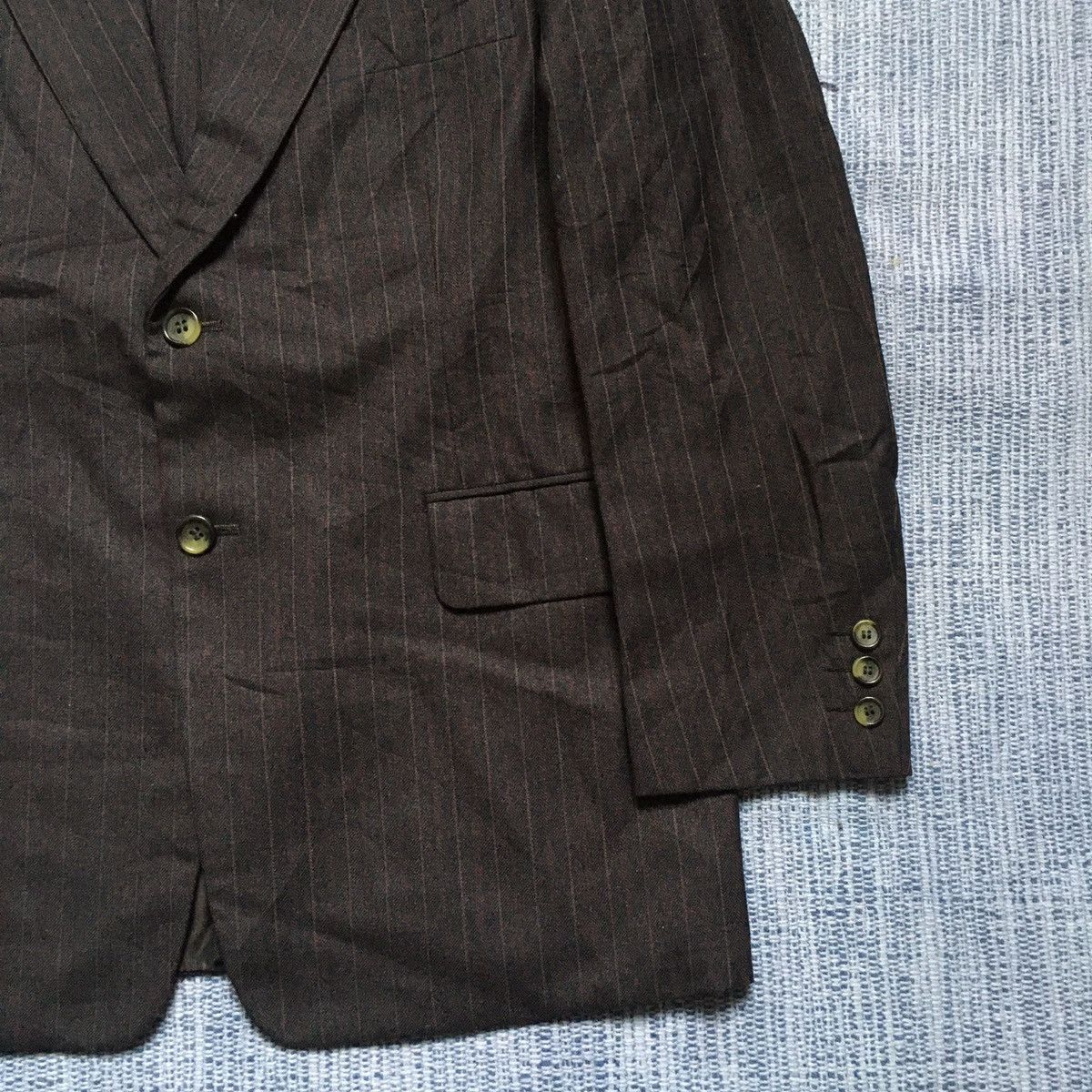 Vintage ysl wool blazer Size 38R - 3 Thumbnail