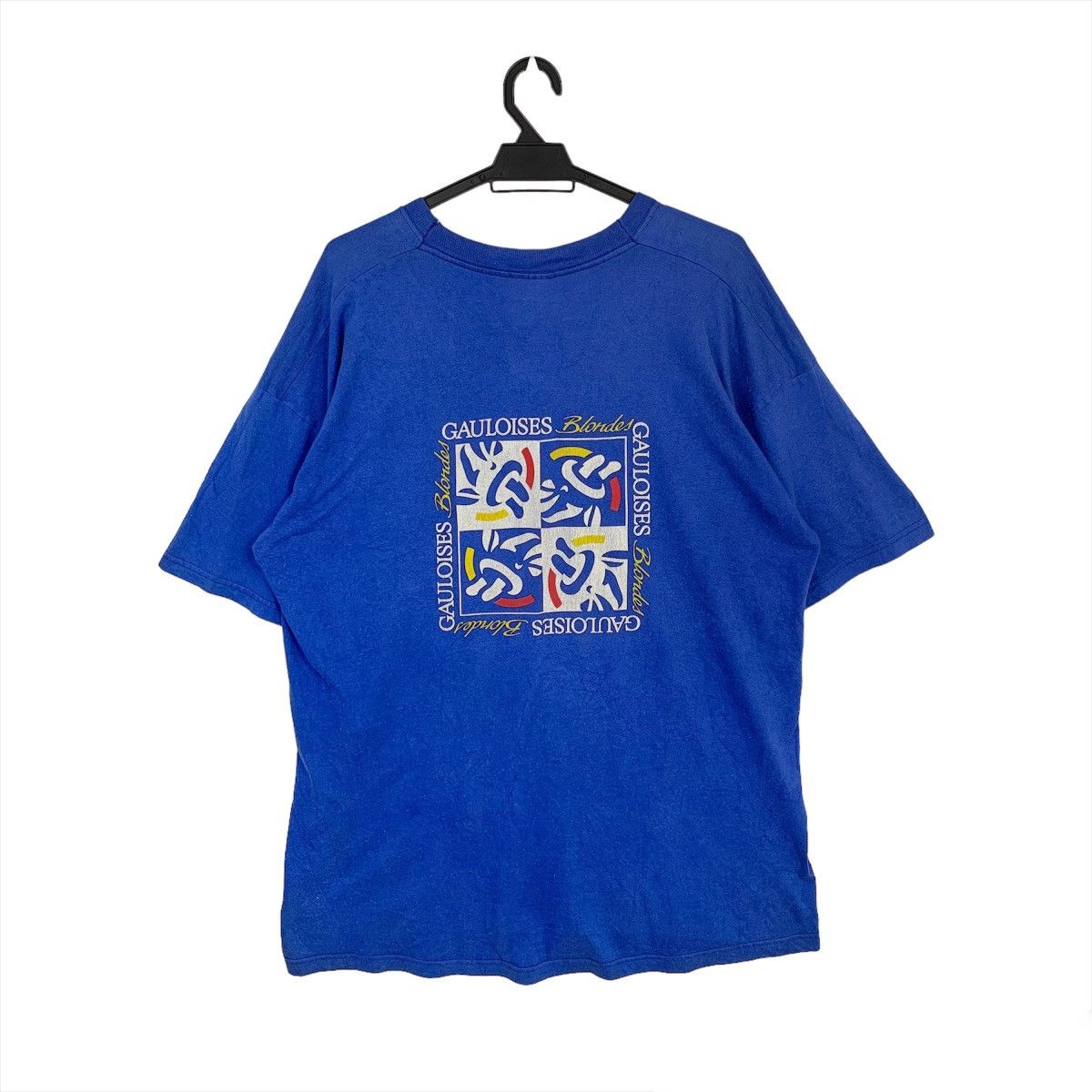 Vintage Vintage Gauloises Blondes T Shirt Size US XL / EU 56 / 4 - 1 Thumbnail