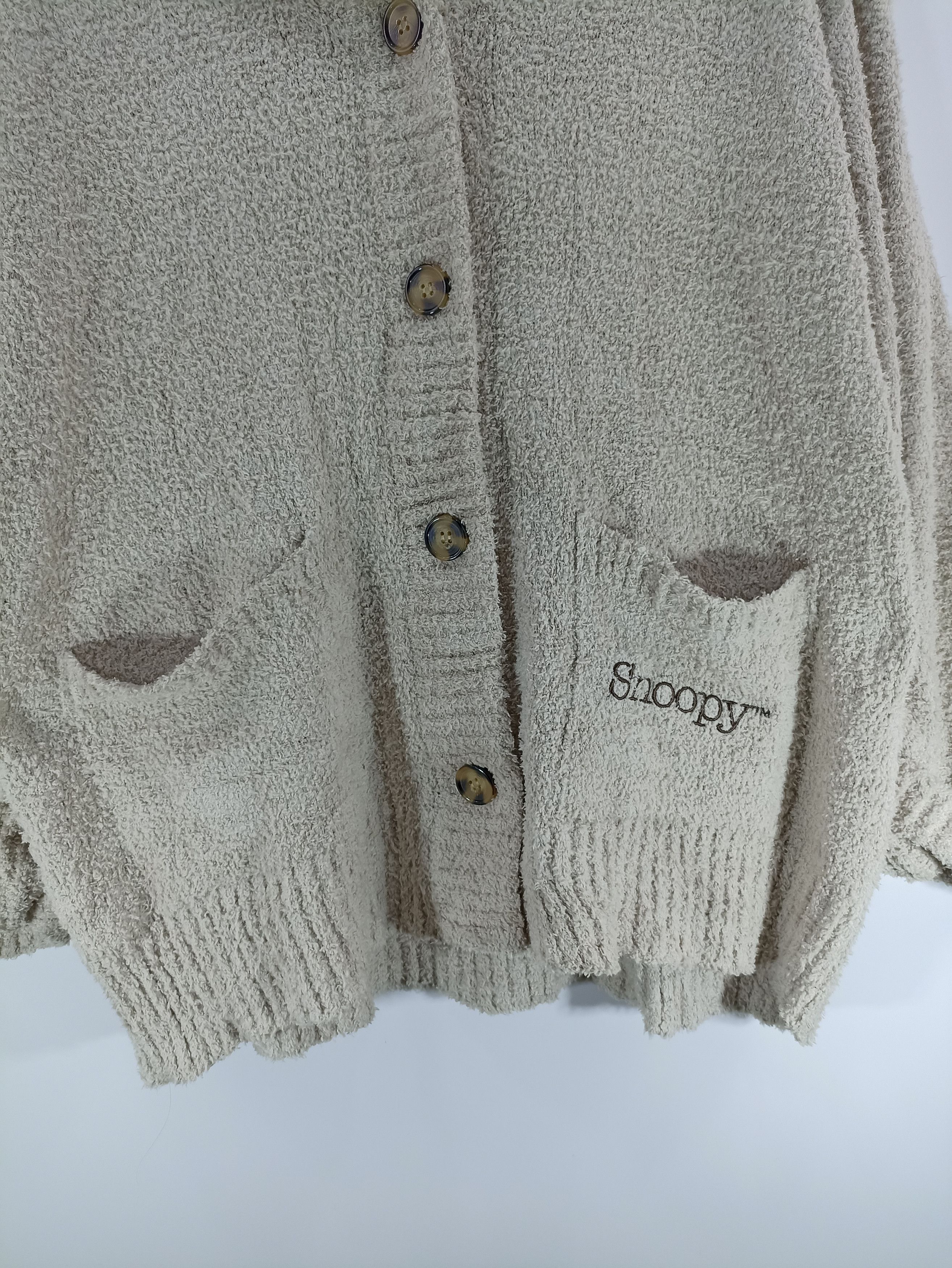 Cartoon Network × Japanese Brand Vintage Peanuts Fuzzy Fleece cardiga Size US L / EU 52-54 / 3 - 3 Thumbnail