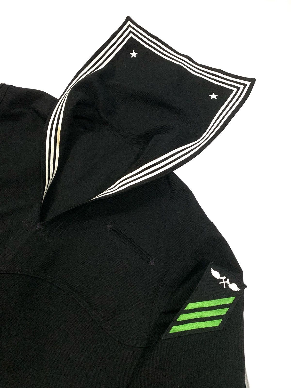 Buzz Rickson's × Vintage 🖤 Vintage 80s Jumper Men Wool Sailor Jacket Size US M / EU 48-50 / 2 - 4 Thumbnail