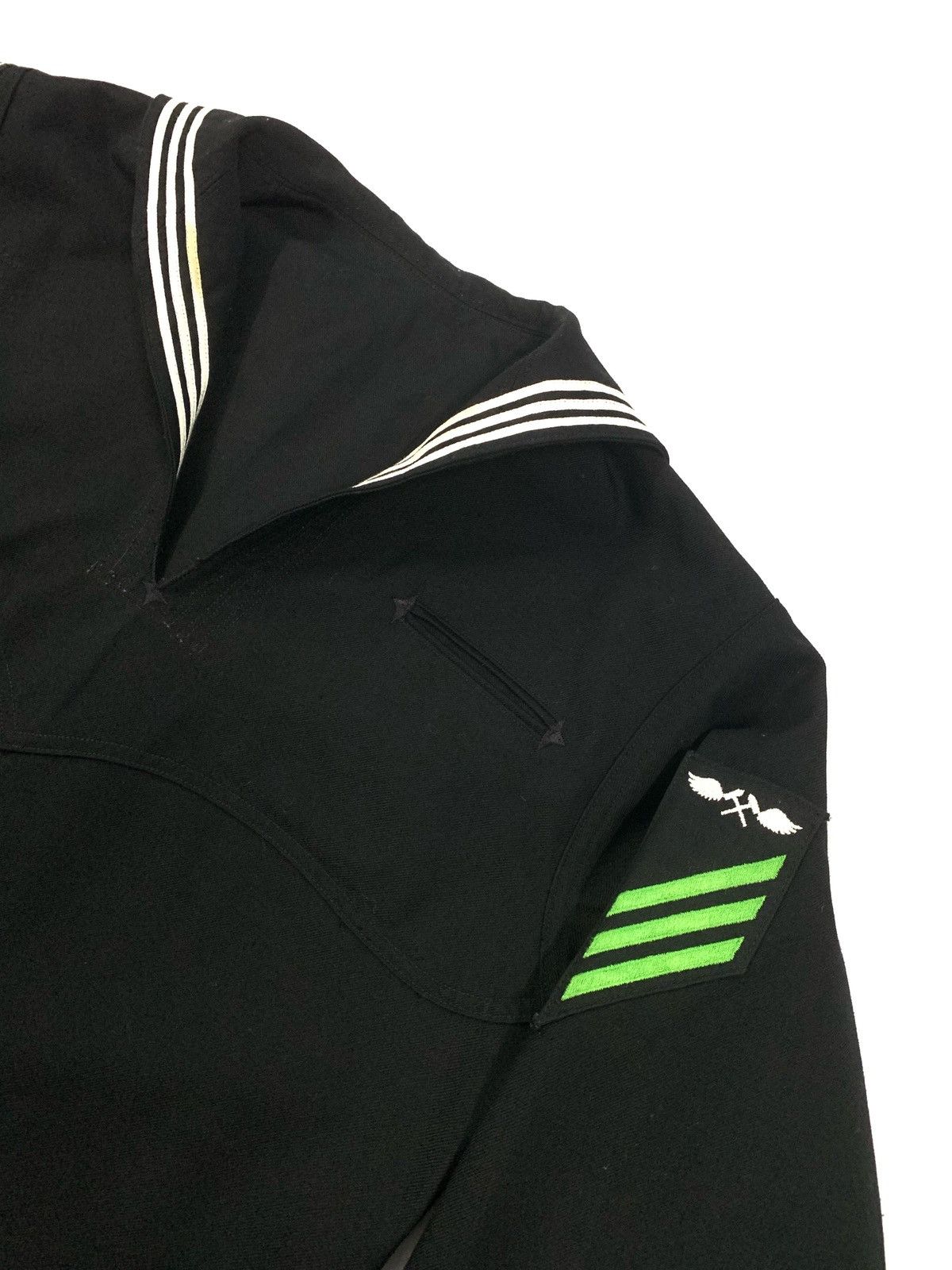 Buzz Rickson's × Vintage 🖤 Vintage 80s Jumper Men Wool Sailor Jacket Size US M / EU 48-50 / 2 - 5 Thumbnail