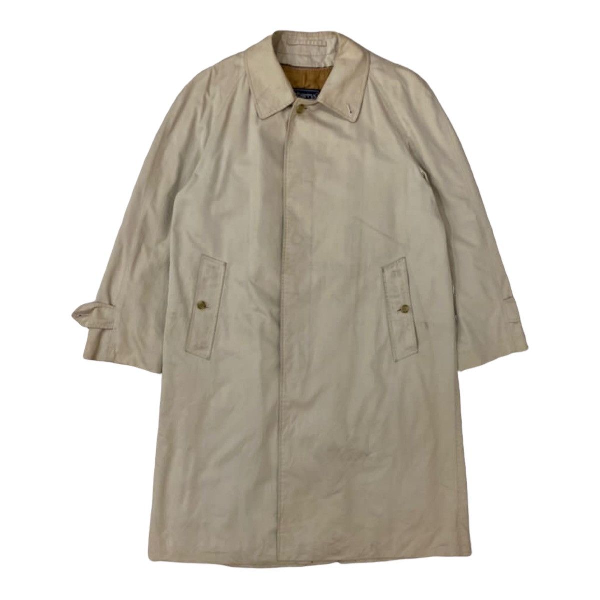 Burberry Vintage Burberrys Nova Check Overcoat Size US M / EU 48-50 / 2 - 2 Thumbnail
