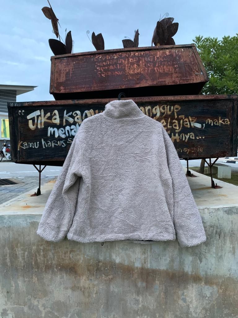 Japanese Brand Gleeful sherpa zipper jacket Size US M / EU 48-50 / 2 - 2 Thumbnail