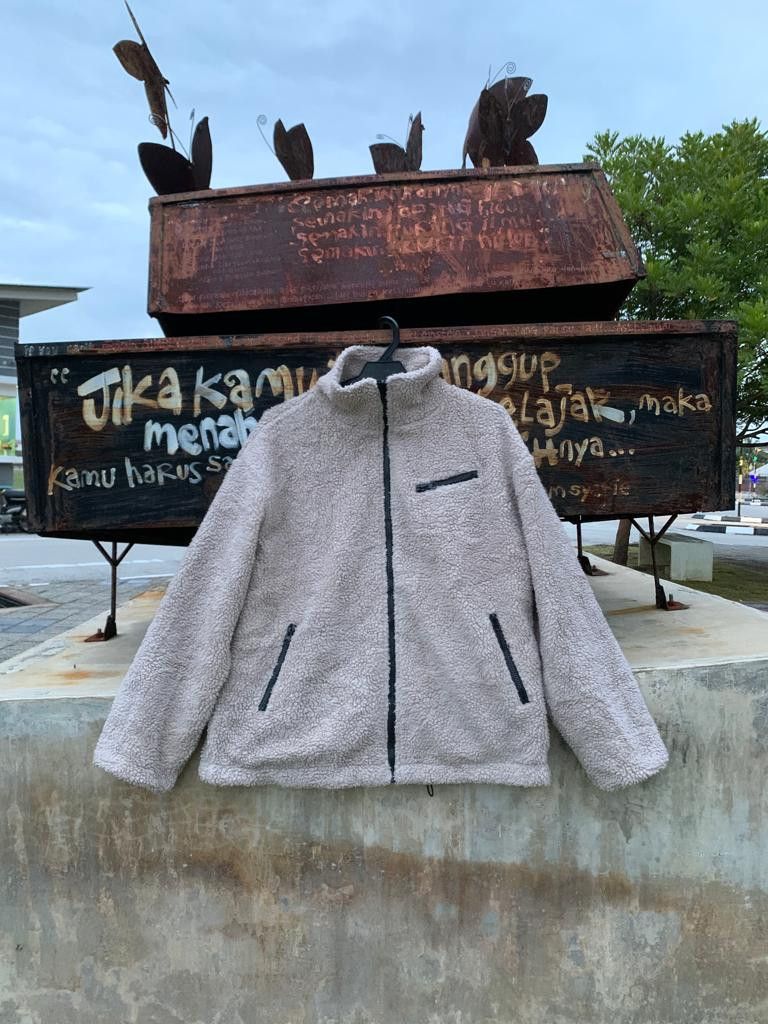 Japanese Brand Gleeful sherpa zipper jacket Size US M / EU 48-50 / 2 - 1 Thumbnail