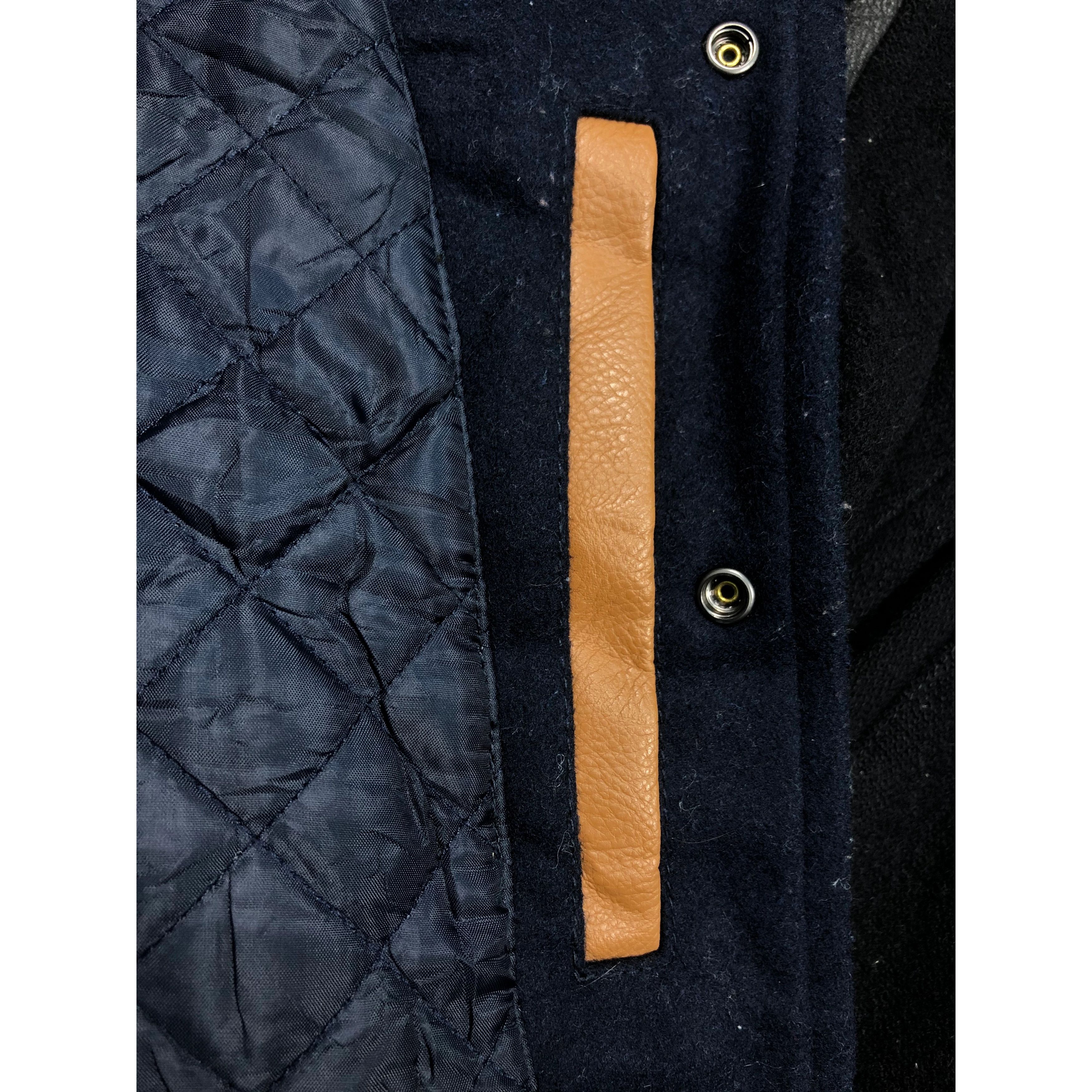 Tommy Hilfiger Vintage 90s Tommy Varsity Jacket Synthetic Leather V0029 Size US M / EU 48-50 / 2 - 8 Thumbnail