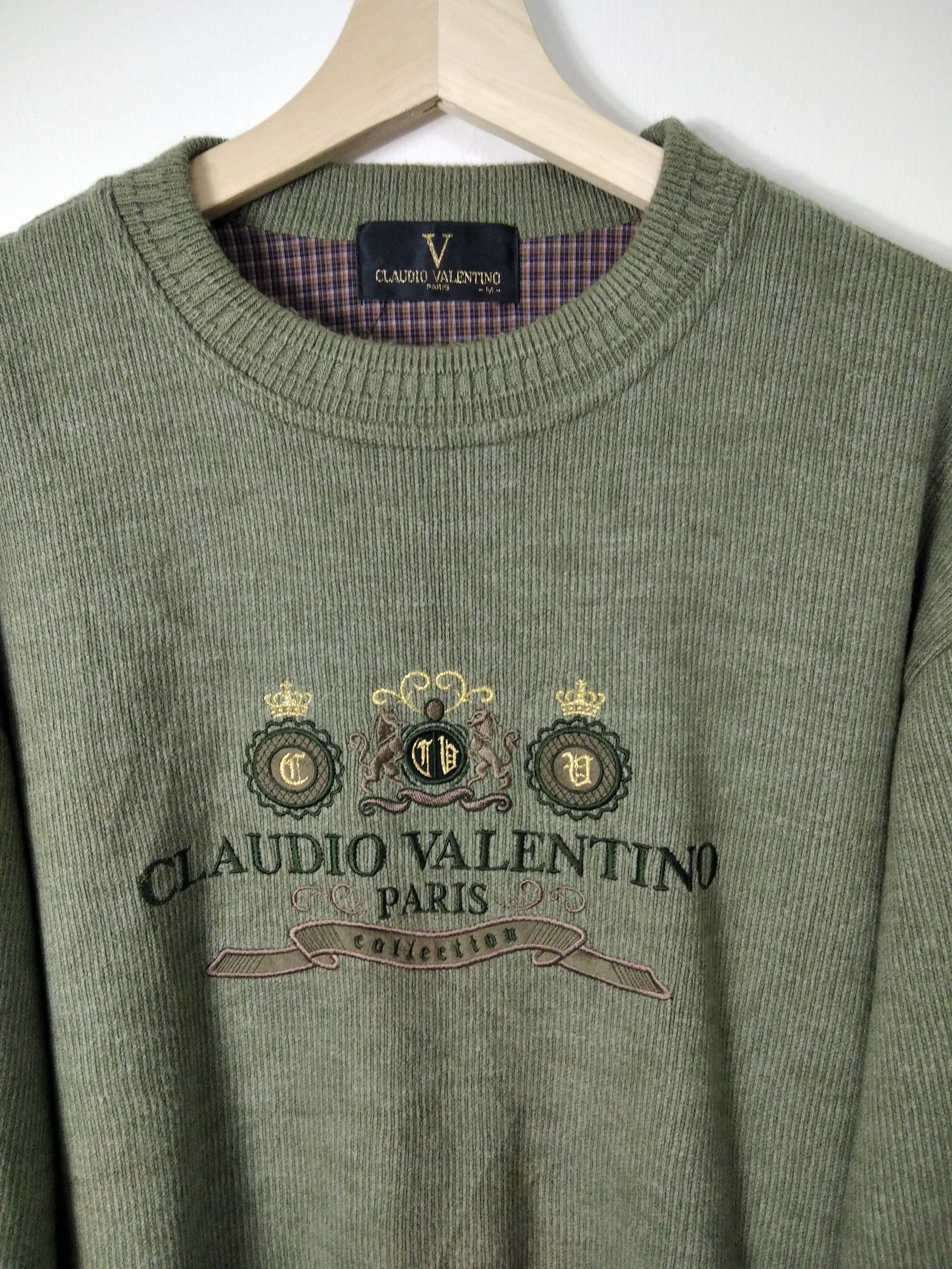Valentino Vintage Claudio Valentino Sweatshirt Size US M / EU 48-50 / 2 - 3 Thumbnail