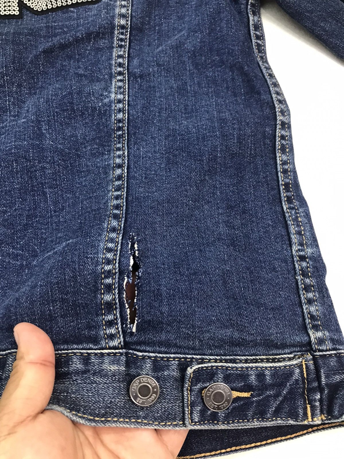 Gap Gap X Starwars distressed denim jacket Size US S / EU 44-46 / 1 - 16 Thumbnail