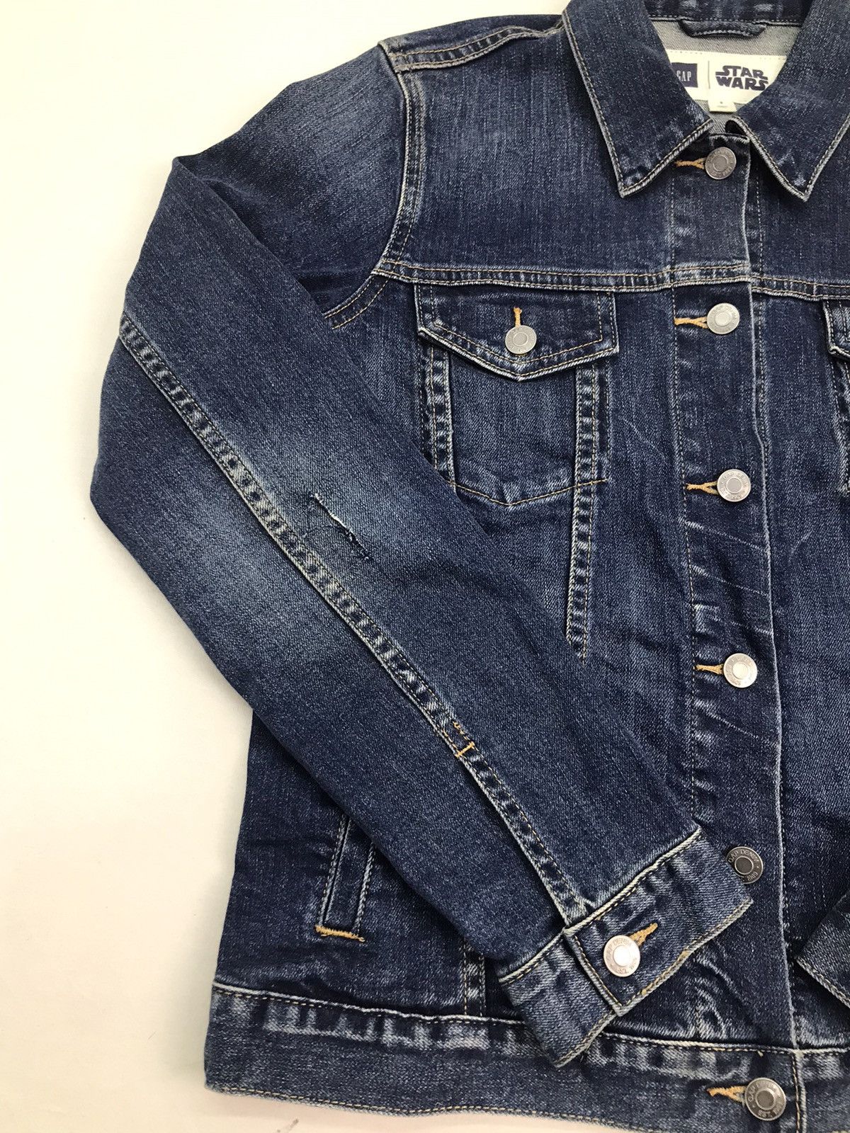 Gap Gap X Starwars distressed denim jacket Size US S / EU 44-46 / 1 - 7 Thumbnail