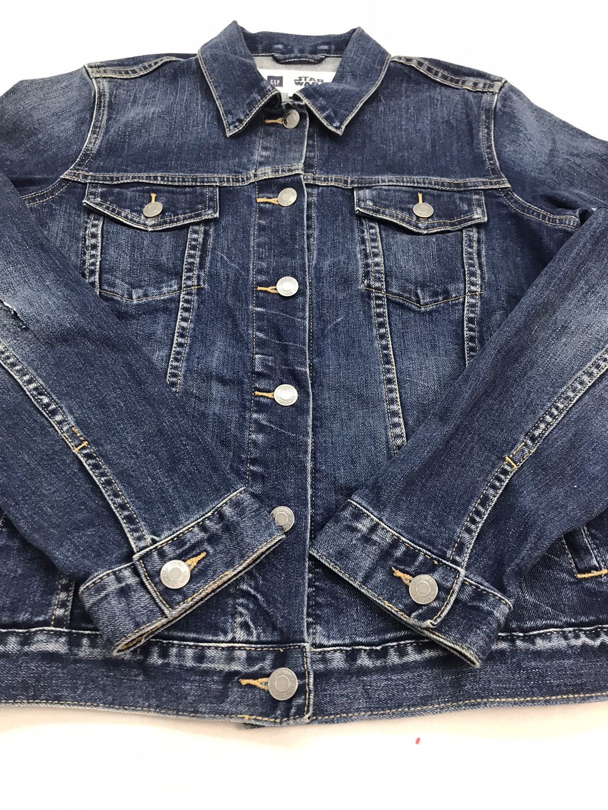Gap Gap X Starwars distressed denim jacket Size US S / EU 44-46 / 1 - 3 Thumbnail
