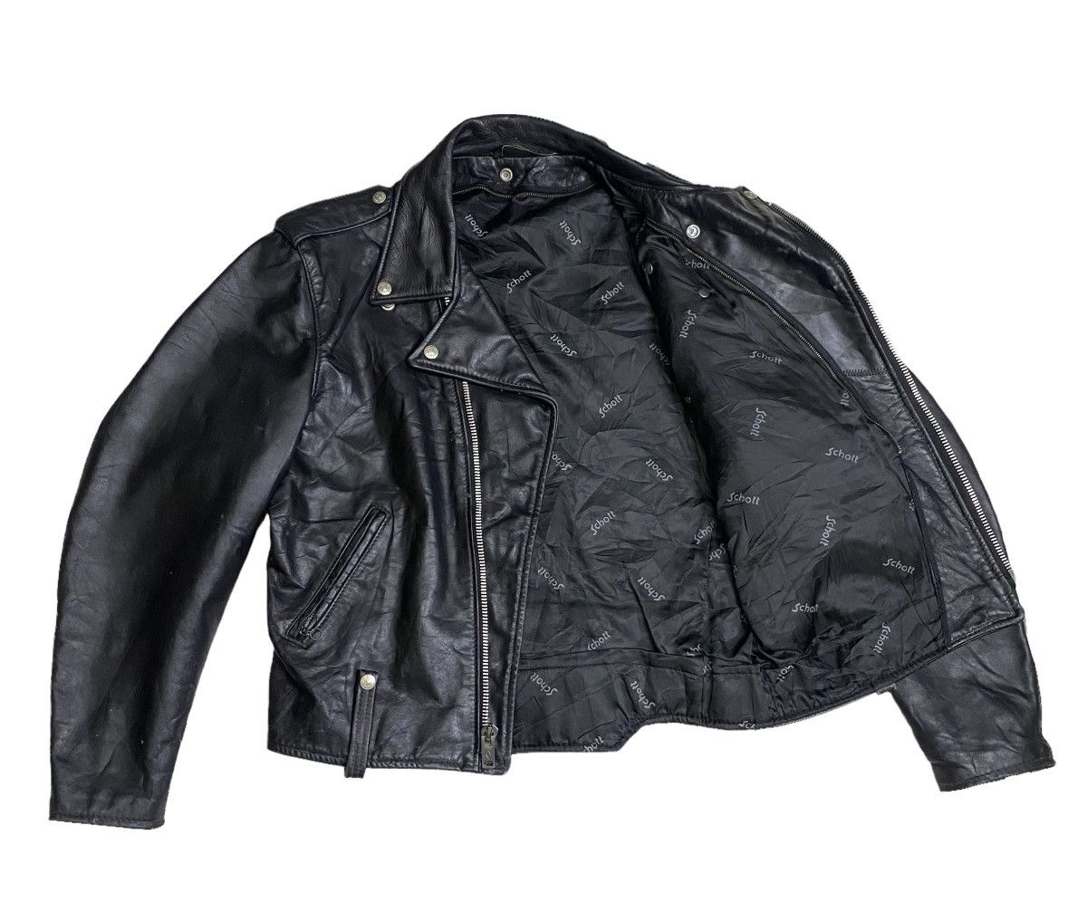 Leather × Schott Schott double collar leather jacket Size US M / EU 48-50 / 2 - 6 Thumbnail