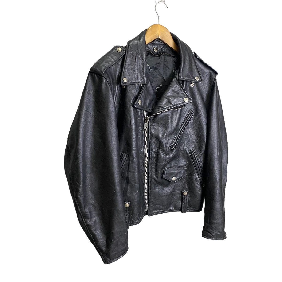 Leather × Schott Schott double collar leather jacket Size US M / EU 48-50 / 2 - 4 Thumbnail