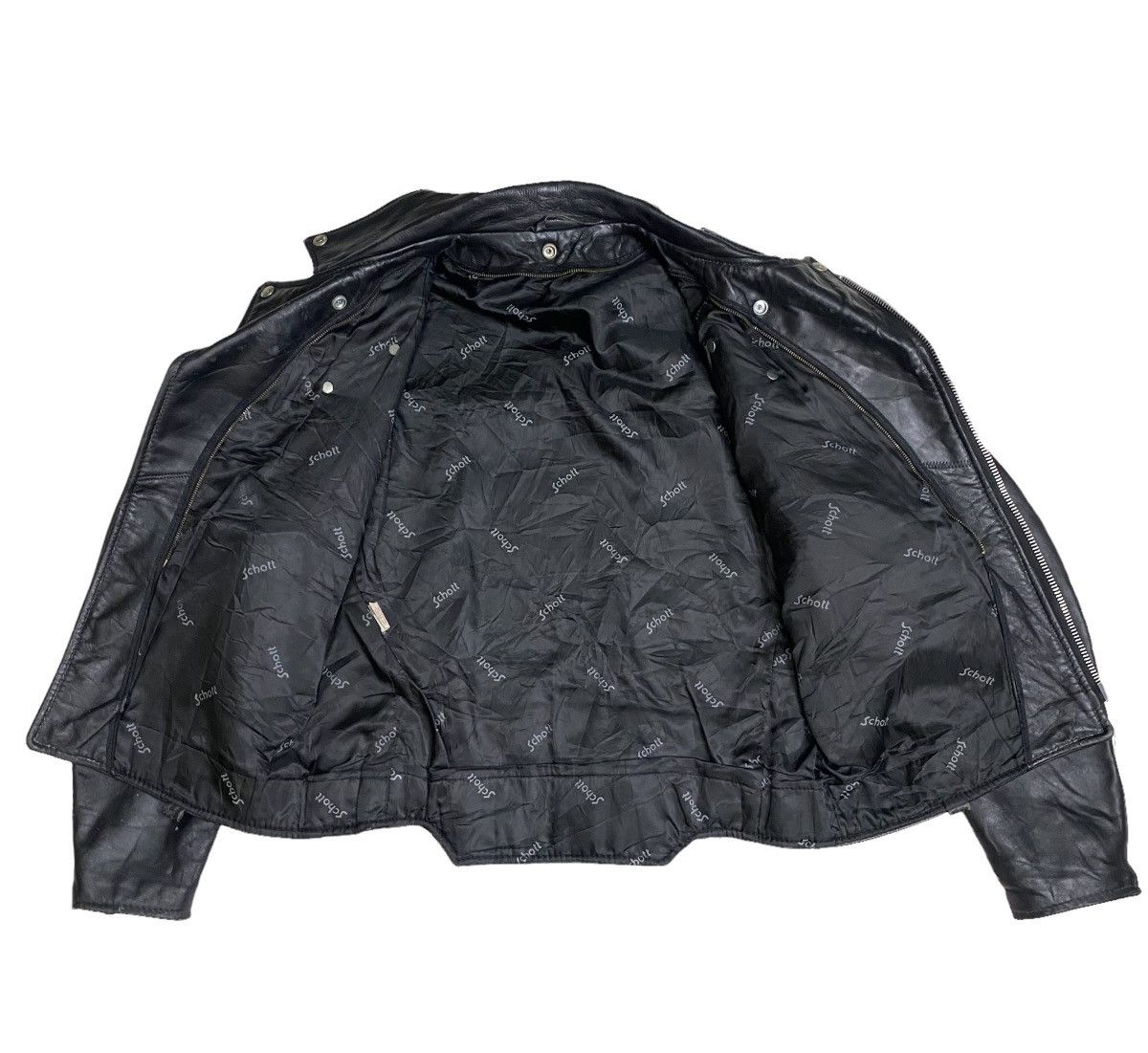 Leather × Schott Schott double collar leather jacket Size US M / EU 48-50 / 2 - 7 Thumbnail