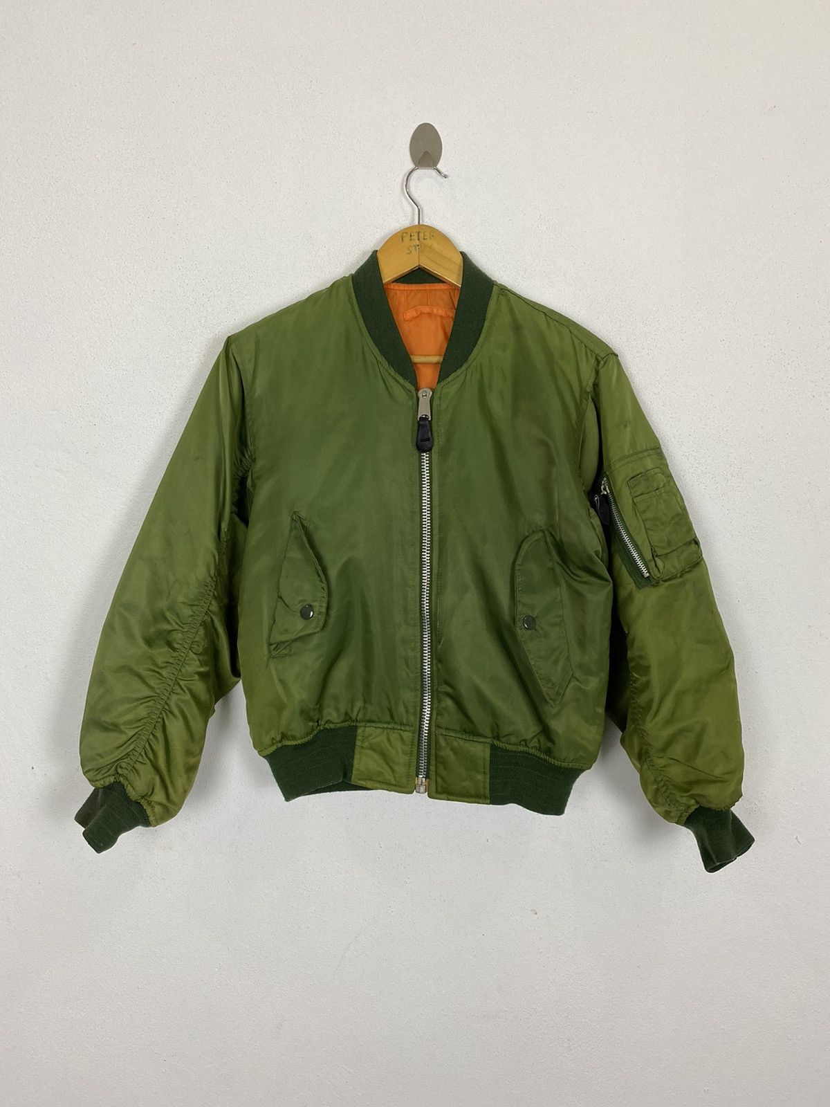 Vintage GK144 VINTAGE BOMBER JACKET SMALL SIZE Size US S / EU 44-46 / 1 - 2 Thumbnail