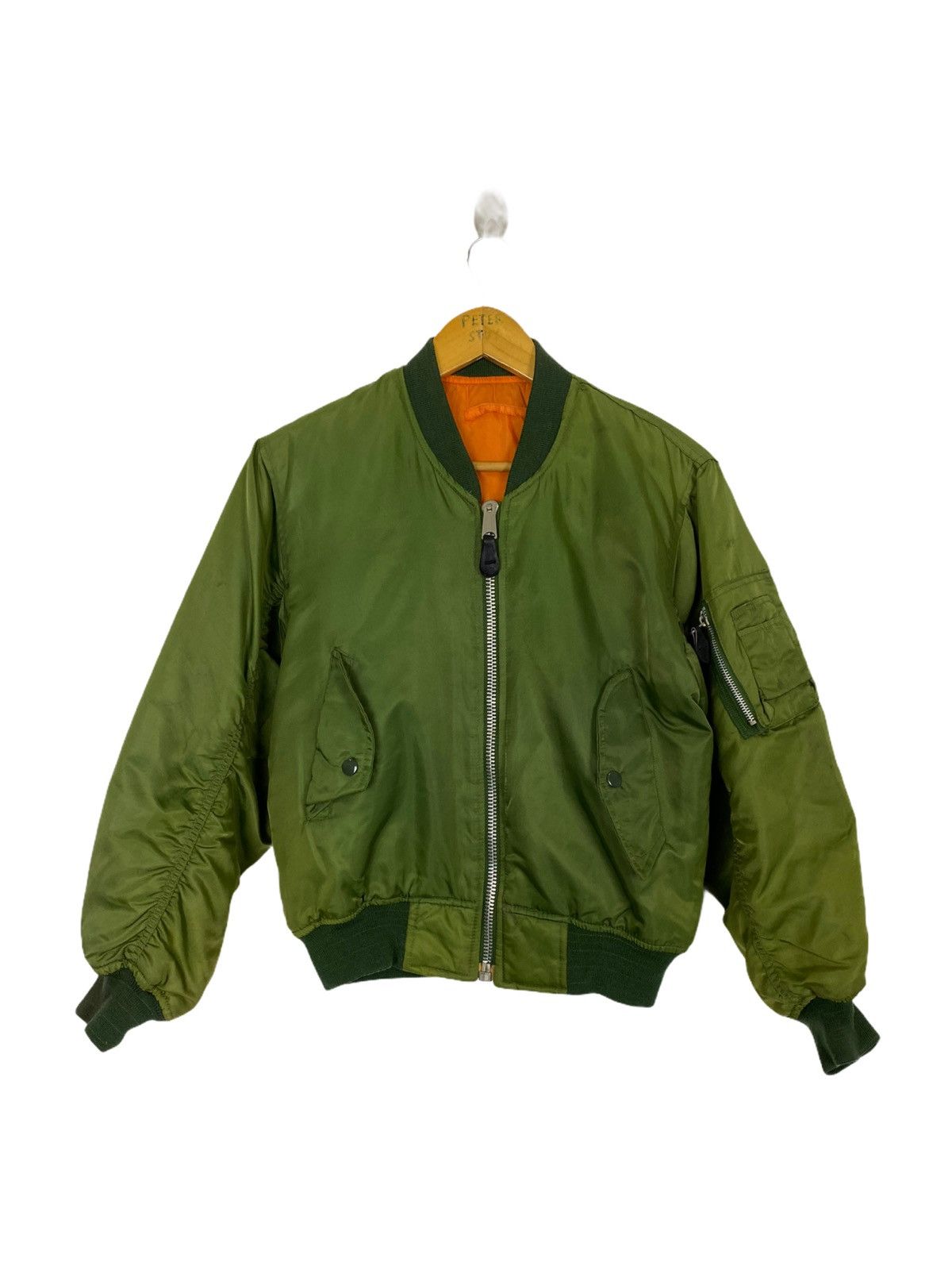 Vintage GK144 VINTAGE BOMBER JACKET SMALL SIZE Size US S / EU 44-46 / 1 - 1 Thumbnail