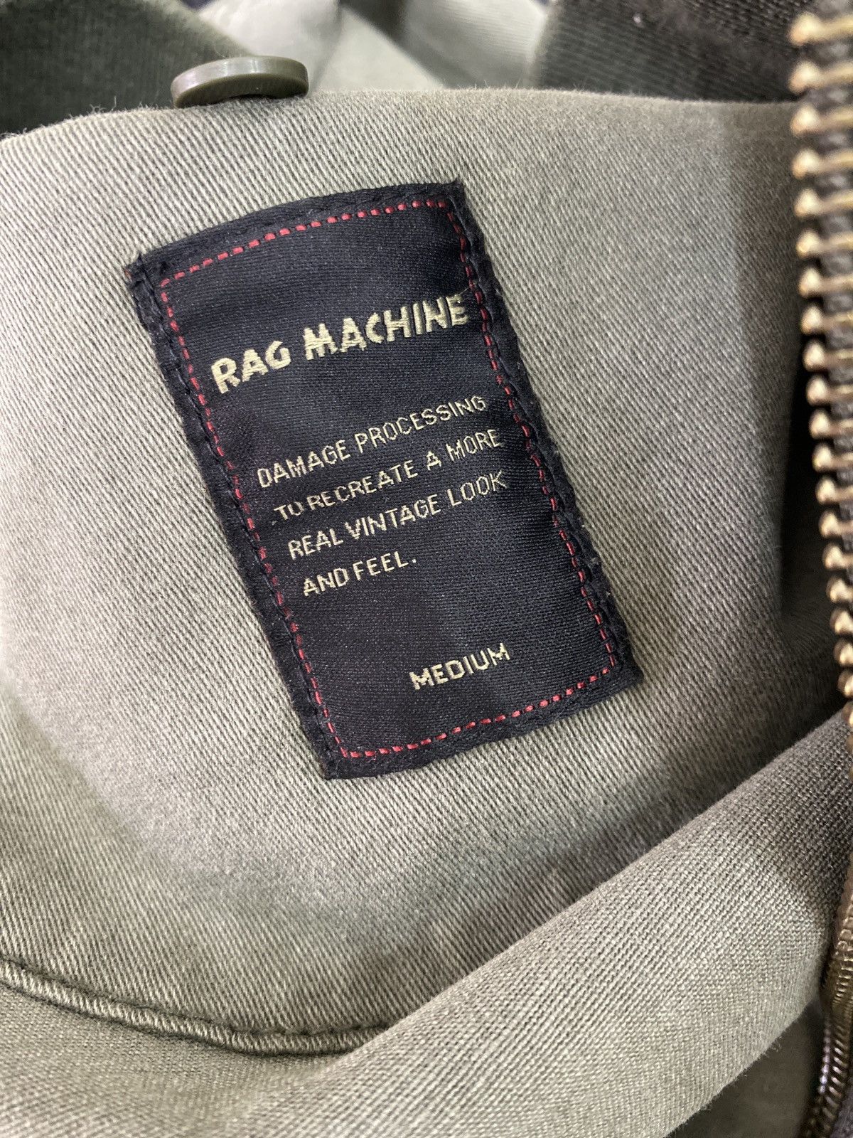 Japanese Brand Rag machine military bomber style jacket Size US M / EU 48-50 / 2 - 4 Thumbnail