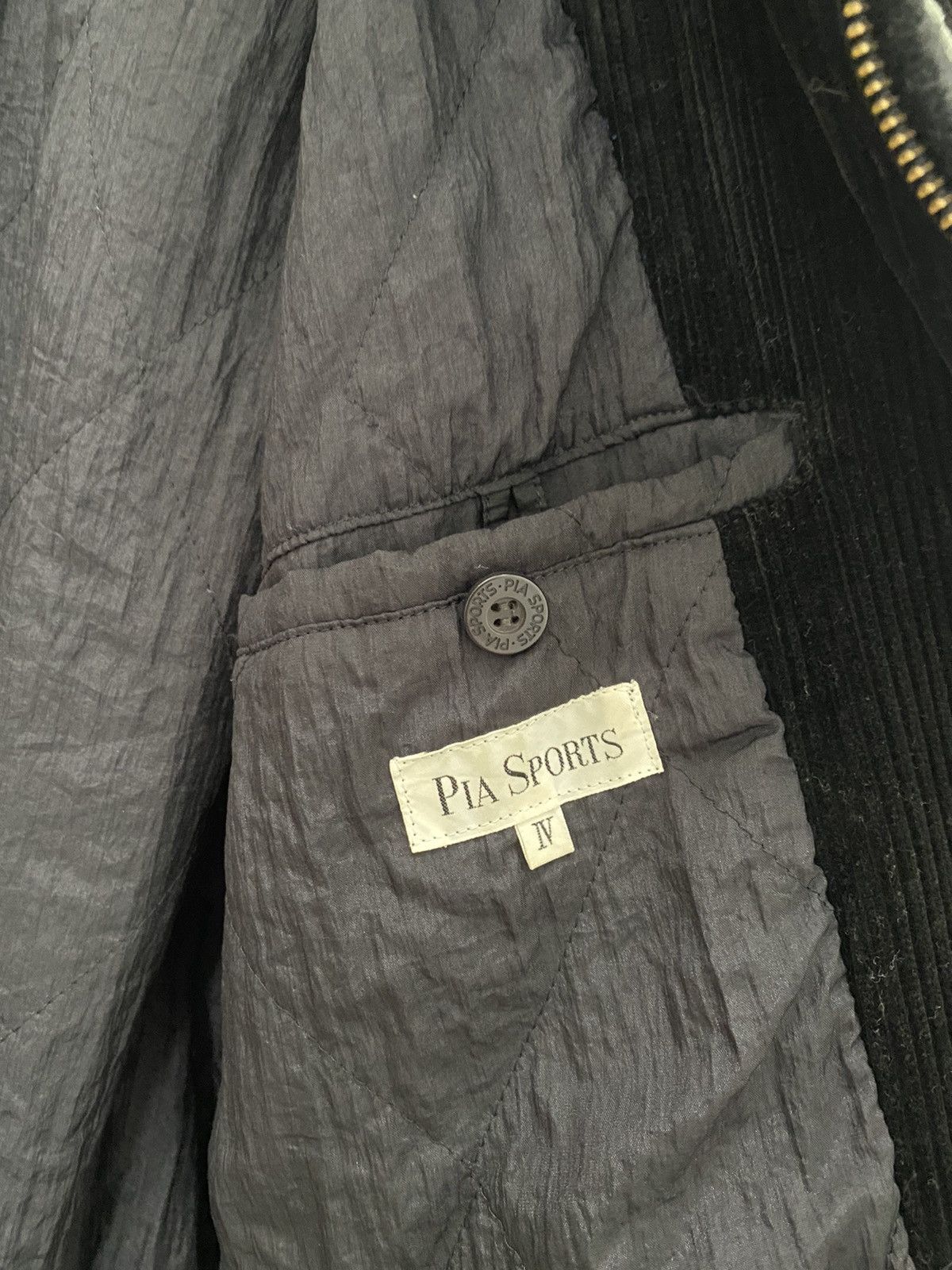 Vintage VINTAGE PIA SPORT CORDUROY BOMBER JACKET Size US L / EU 52-54 / 3 - 11 Thumbnail