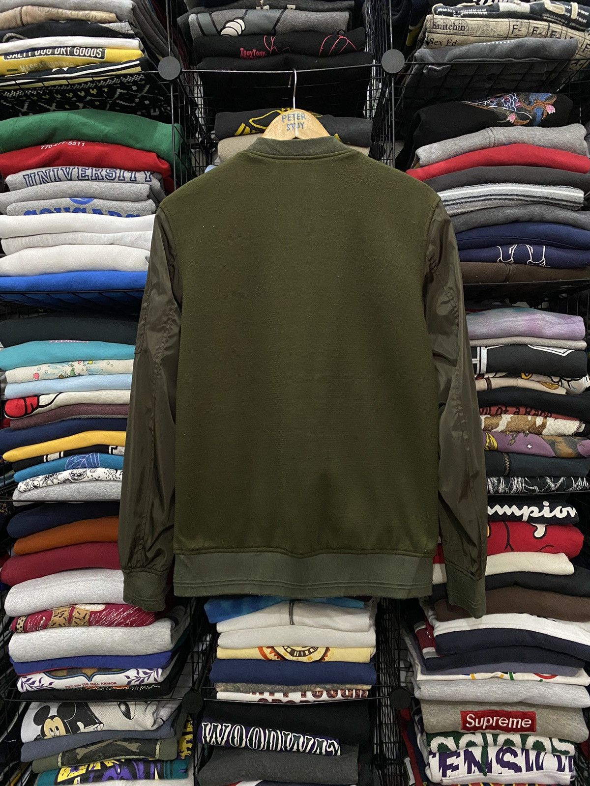 Japanese Brand TEES BOMBER STYLE JACKET NICE DESIGN Size US L / EU 52-54 / 3 - 3 Thumbnail