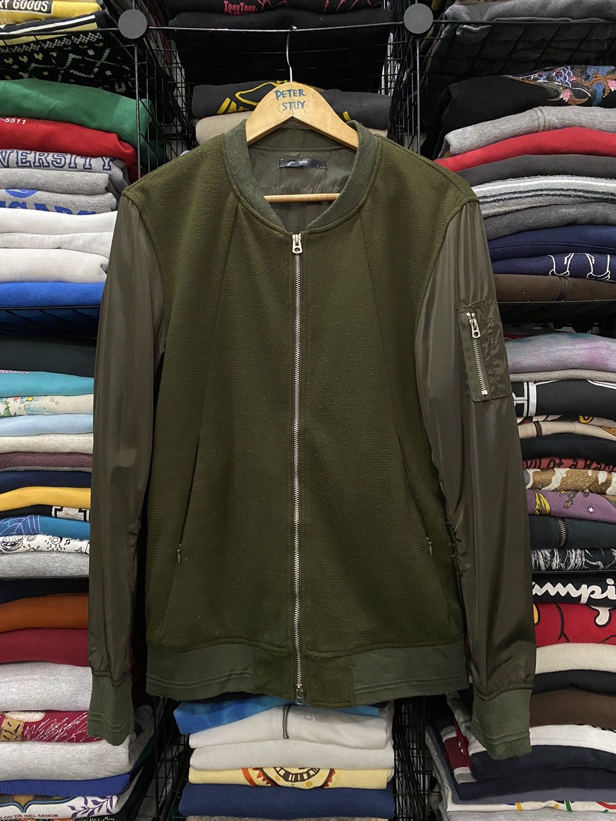TEES BOMBER STYLE JACKET NICE DESIGN