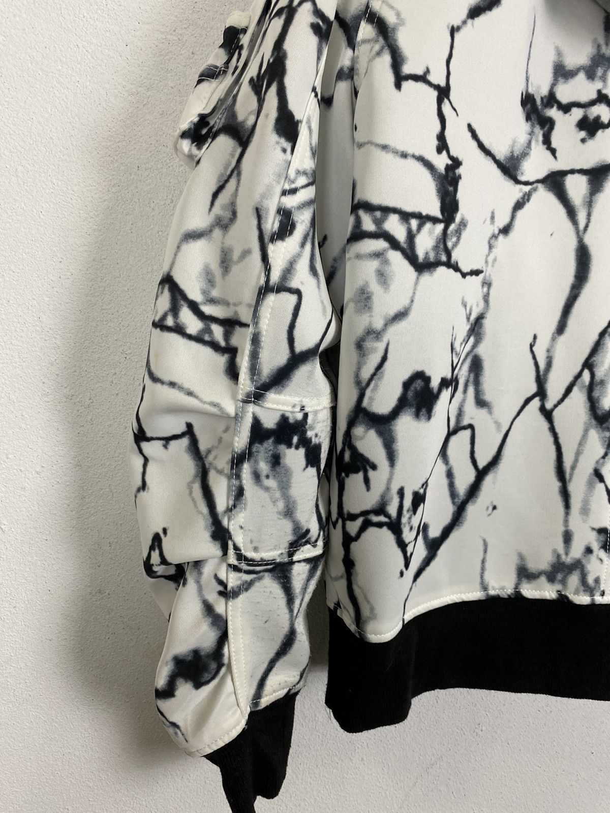 Japanese Brand GROWTH BY GRAIL MARBLE BOMBER JACKET Size US M / EU 48-50 / 2 - 10 Thumbnail
