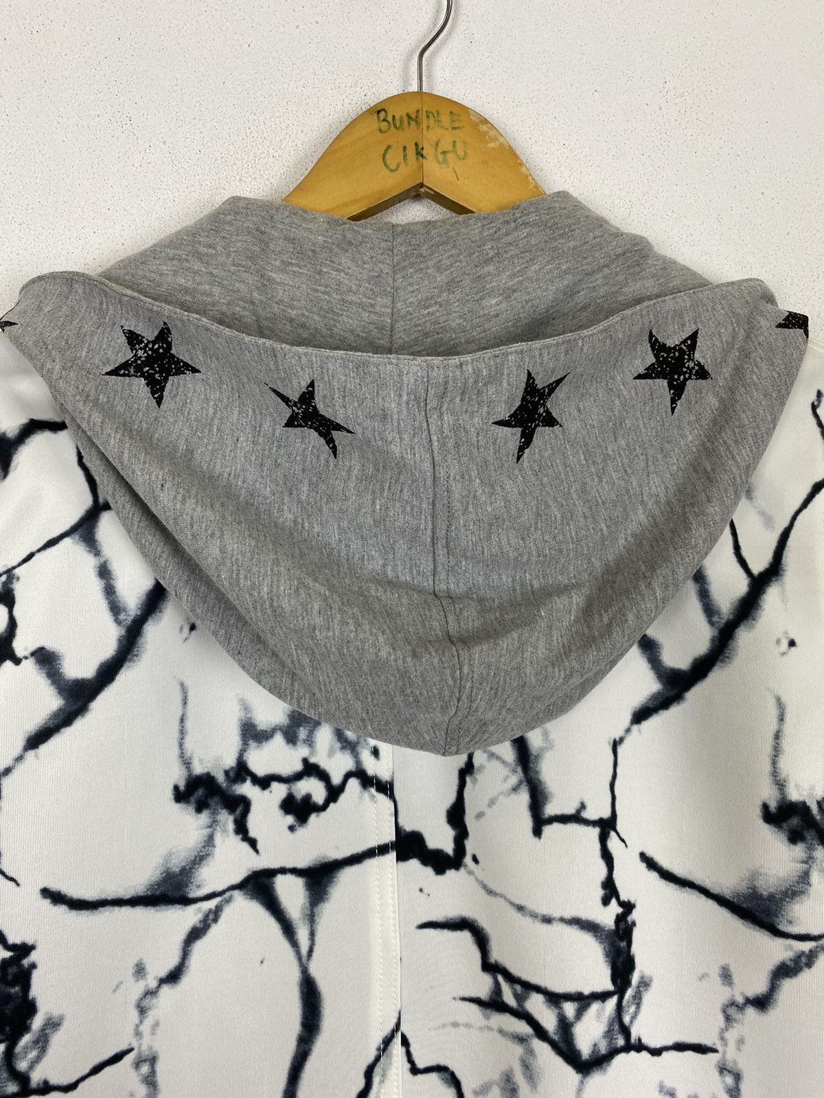 Japanese Brand GROWTH BY GRAIL MARBLE BOMBER JACKET Size US M / EU 48-50 / 2 - 12 Thumbnail