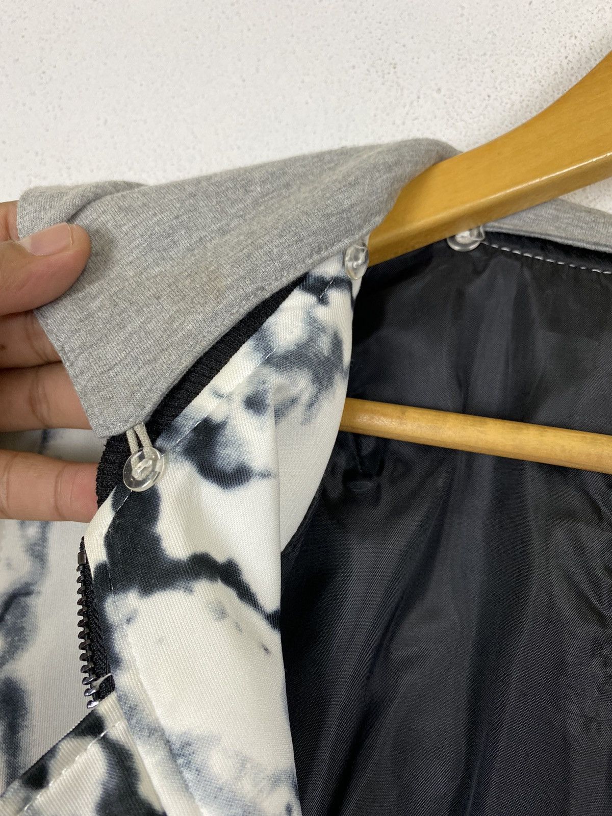 Japanese Brand GROWTH BY GRAIL MARBLE BOMBER JACKET Size US M / EU 48-50 / 2 - 13 Thumbnail