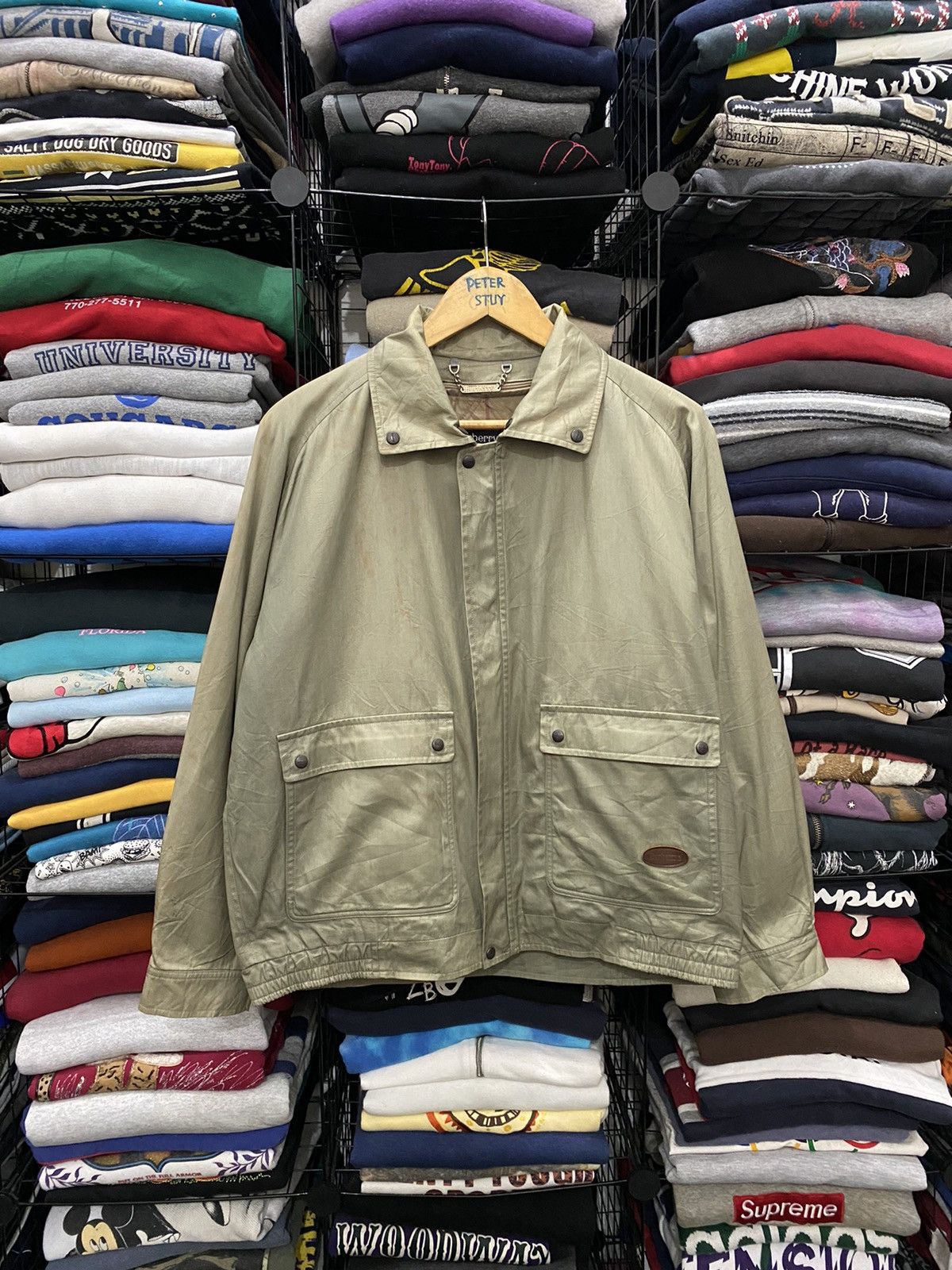 Burberry × Vintage VINTAGE BURBURRY DOUBLE LINING BOMBER STYLE JACKET Size US M / EU 48-50 / 2 - 2 Thumbnail