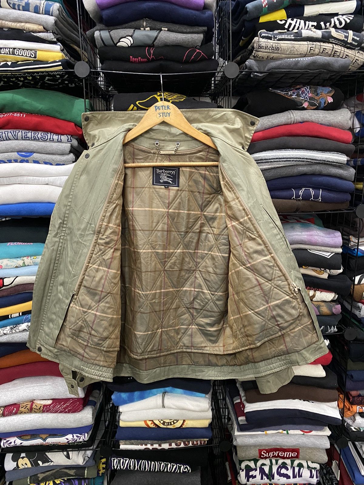 Burberry × Vintage VINTAGE BURBURRY DOUBLE LINING BOMBER STYLE JACKET Size US M / EU 48-50 / 2 - 3 Thumbnail