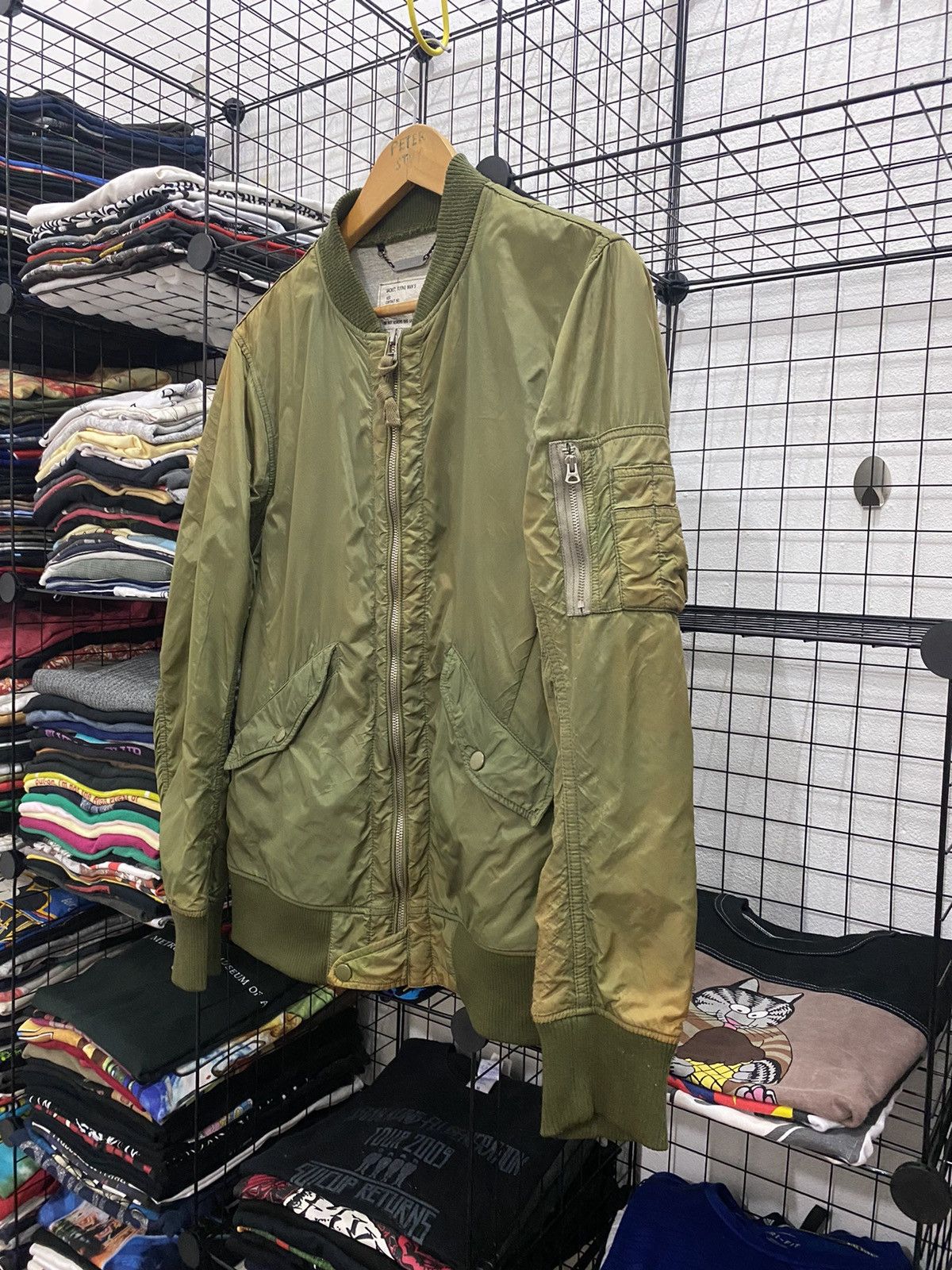 monkey time Monkey Time Flying Man’s Bomber Jacket-GK15 Size US M / EU 48-50 / 2 - 4 Thumbnail