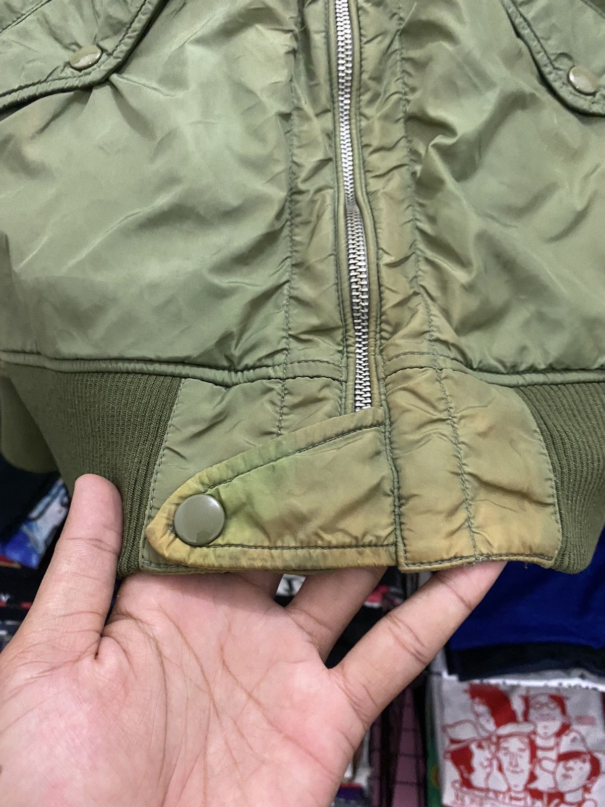 monkey time Monkey Time Flying Man’s Bomber Jacket-GK15 Size US M / EU 48-50 / 2 - 10 Thumbnail