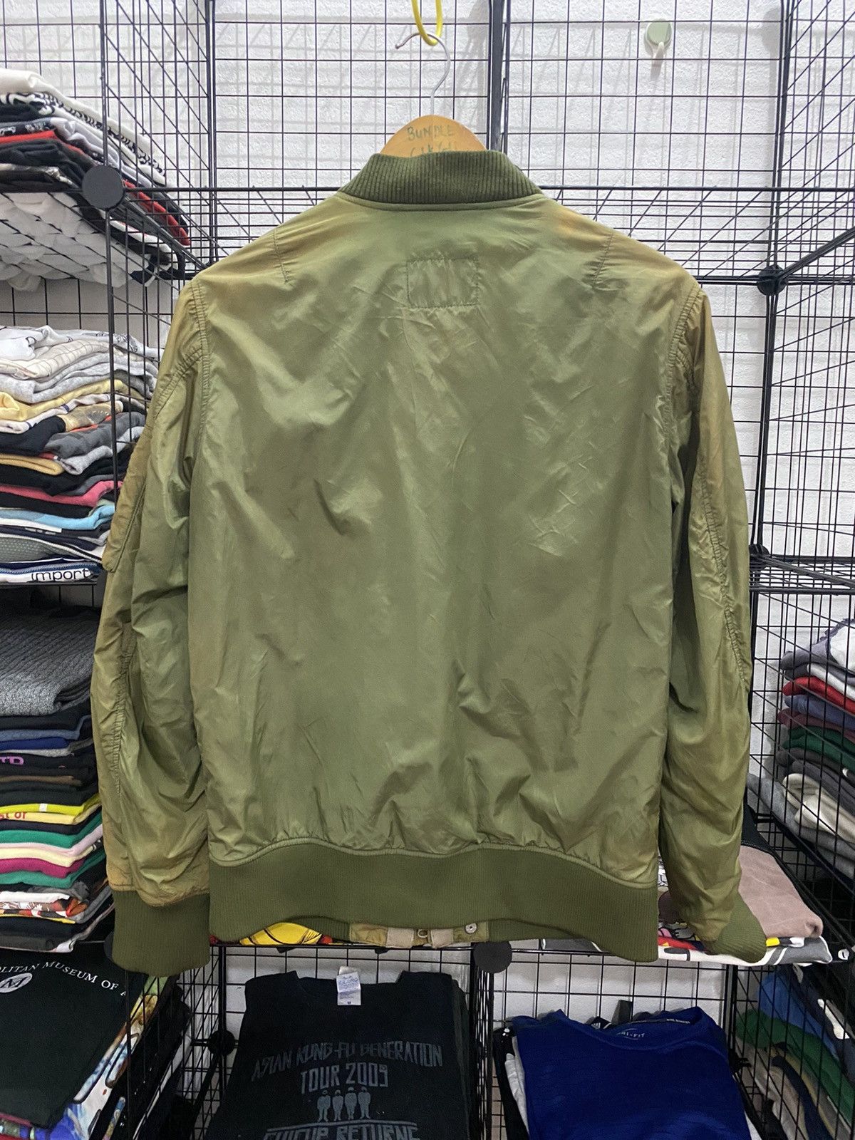 monkey time Monkey Time Flying Man’s Bomber Jacket-GK15 Size US M / EU 48-50 / 2 - 3 Thumbnail
