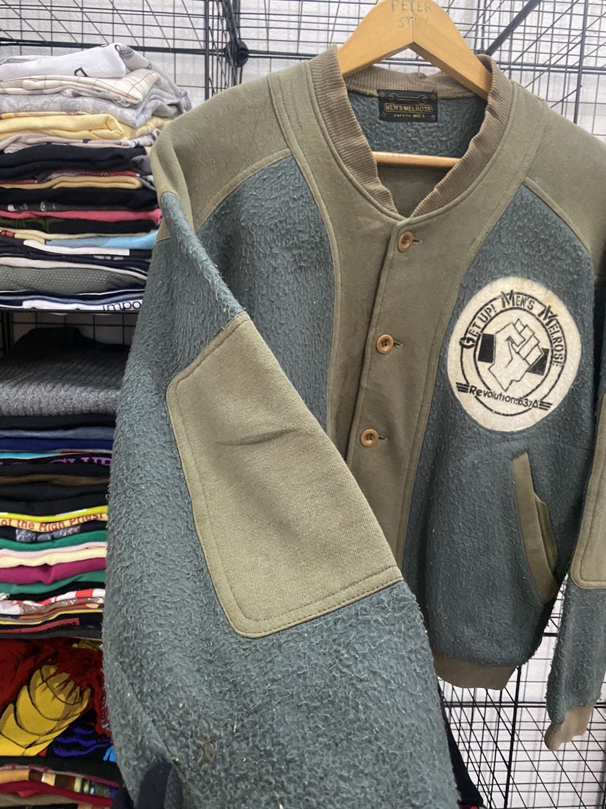 Japanese Brand × Melrose MELROSE BOMBER STYLE MEN JACKET NICE DESIGN Size US L / EU 52-54 / 3 - 3 Thumbnail