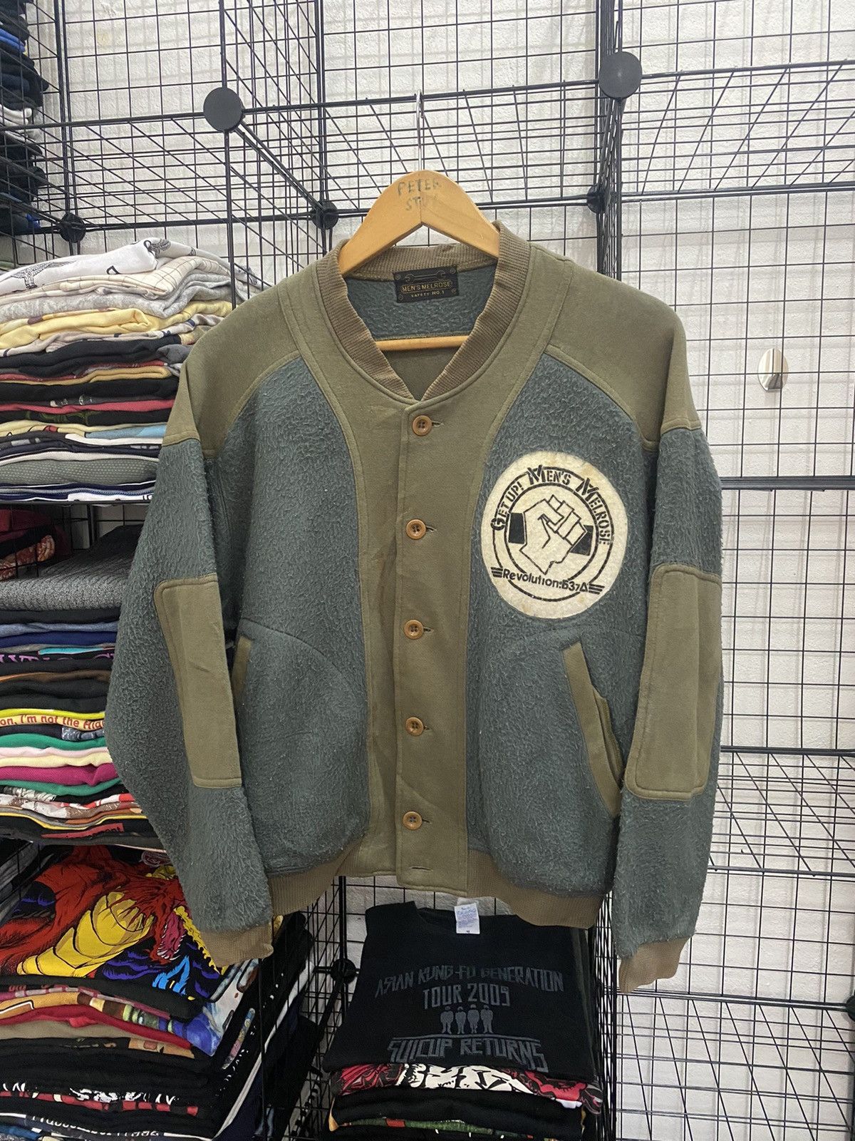 Japanese Brand × Melrose MELROSE BOMBER STYLE MEN JACKET NICE DESIGN Size US L / EU 52-54 / 3 - 1 Thumbnail