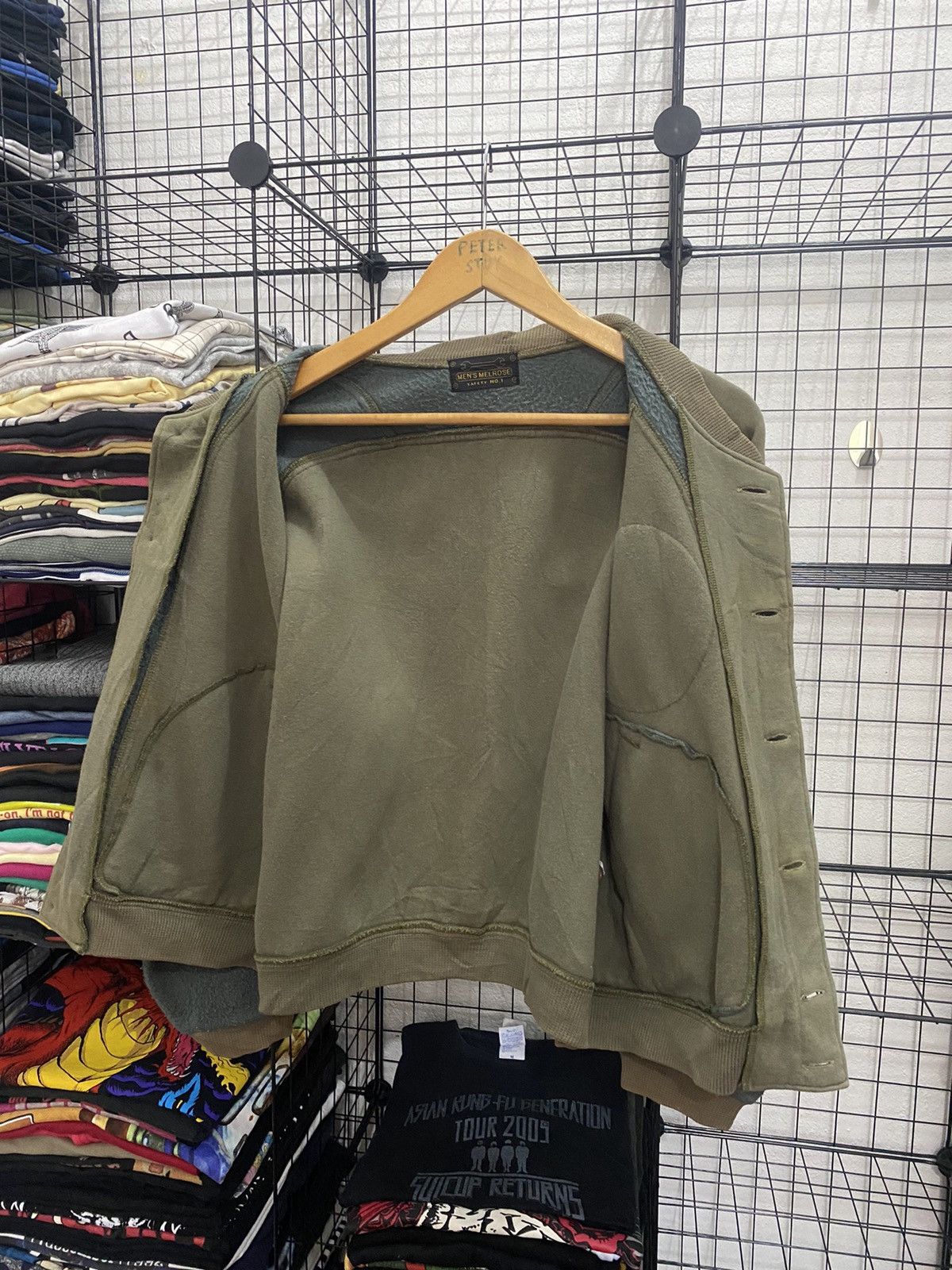 Japanese Brand × Melrose MELROSE BOMBER STYLE MEN JACKET NICE DESIGN Size US L / EU 52-54 / 3 - 6 Thumbnail