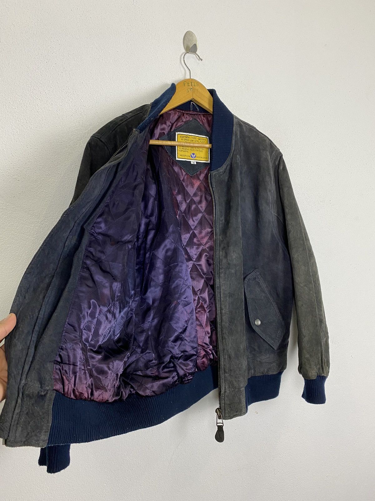 Avirex GK146 VINTAGE AVIREX ANECDOTE LEATHER BOMBER JACKET Size US M / EU 48-50 / 2 - 5 Thumbnail